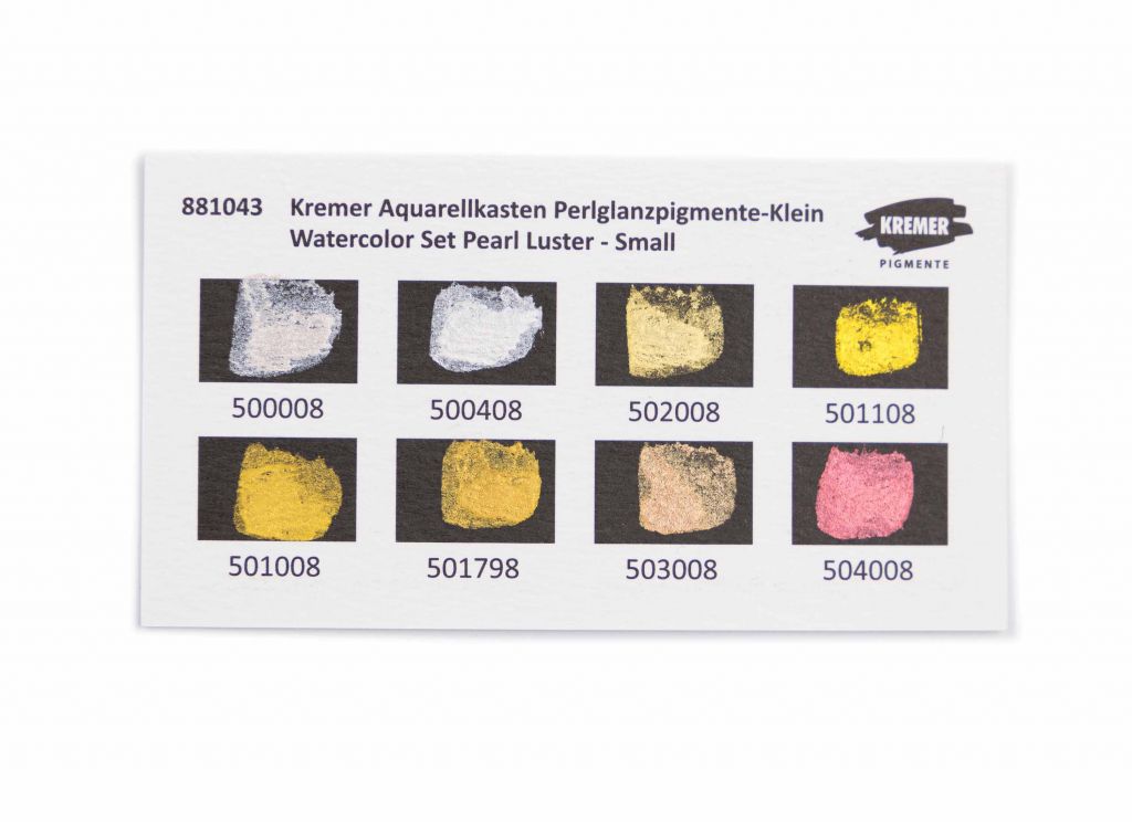 KREMER CASSETTINA DI AQUARELLO - LUCCICHIO DI PERLA PICCOLO