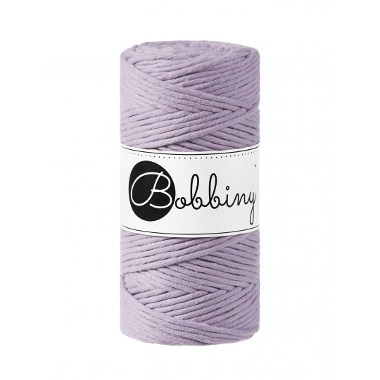 BOBBINY MAKRAMEE CORD 3MM LAVENDER 
