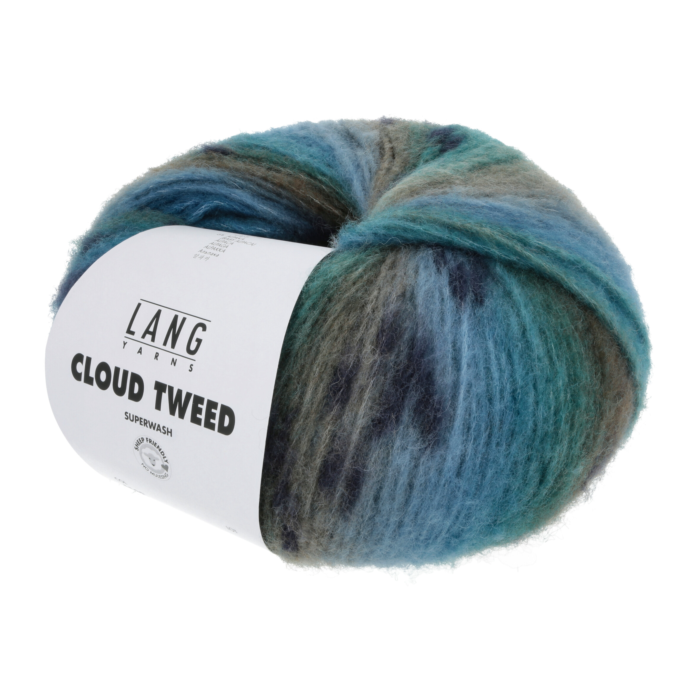 LANG CLOUD TWEED BLAU- MIX 100GR LANG CLOUD TWEED BLAU- MIX 100GR