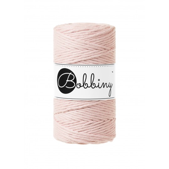 BOBBINY MAKRAMEE CORD 3MM PASTEL PINK