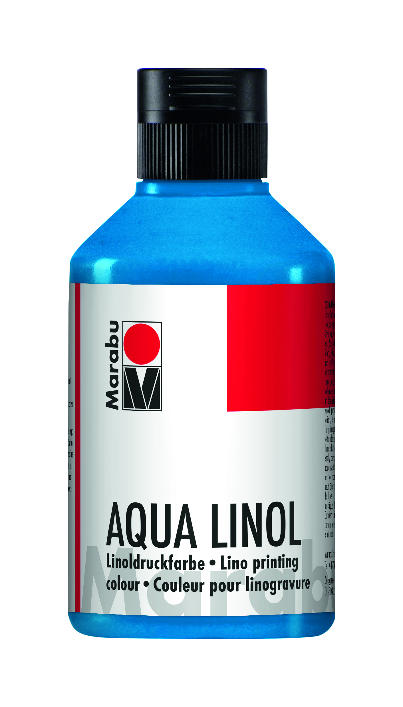 MARABU ACQUA LINOLDRUCKFARBE 250ML 052 MITTELBLAU