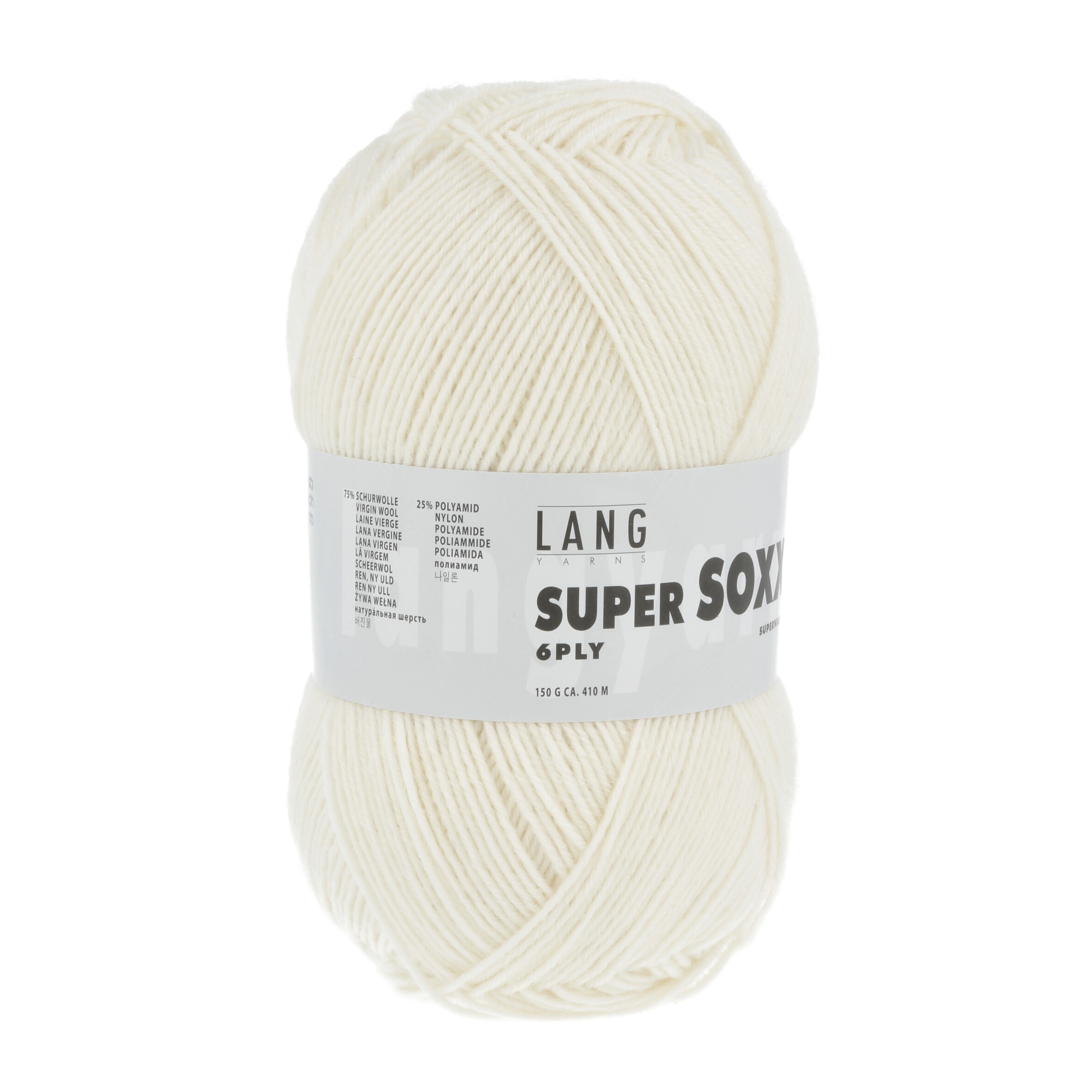 LANG SUPER SOXX 6PLY 0094 NATURALE 150GR 