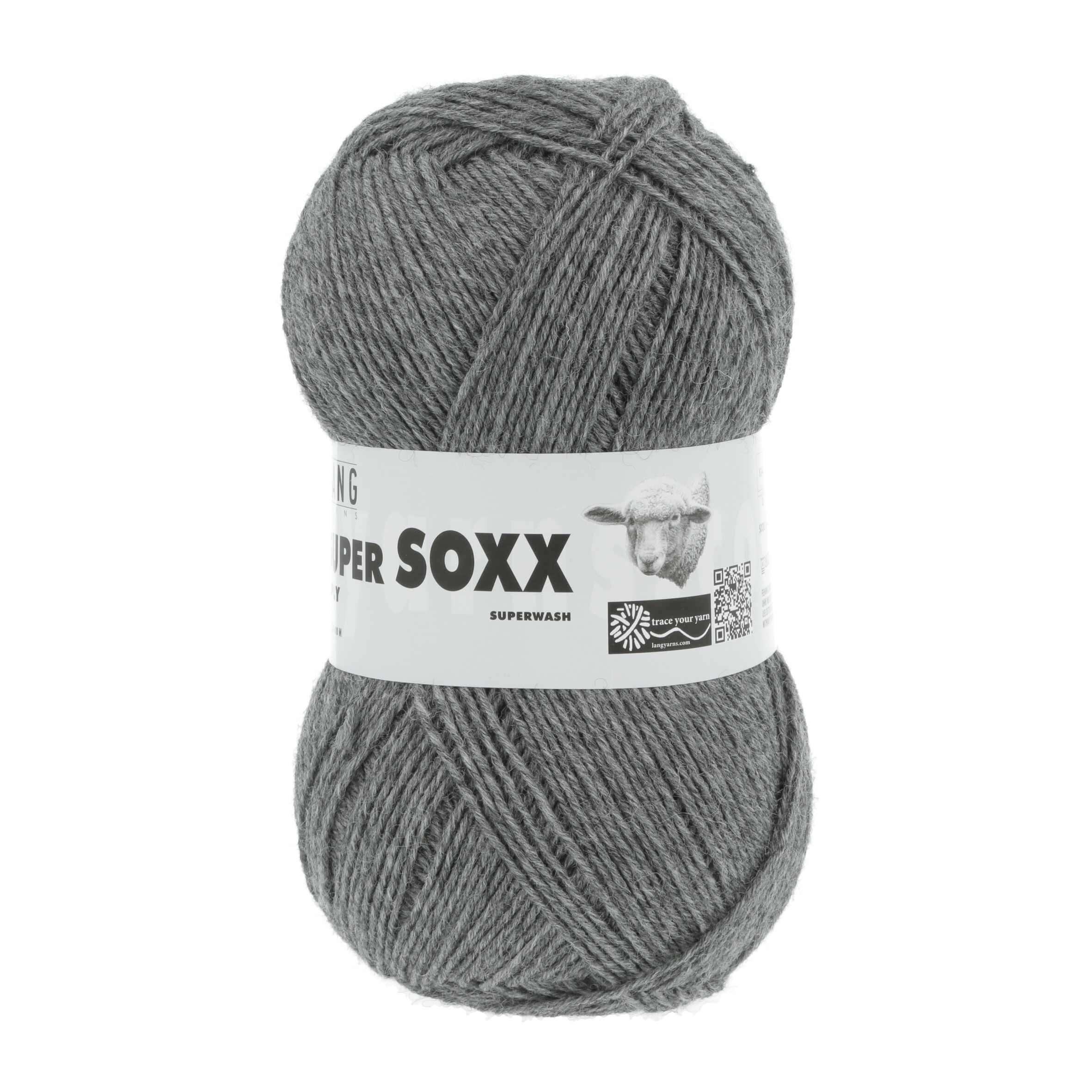 LANG SUPER SOXX  6FACH 150GR 005 GRAU