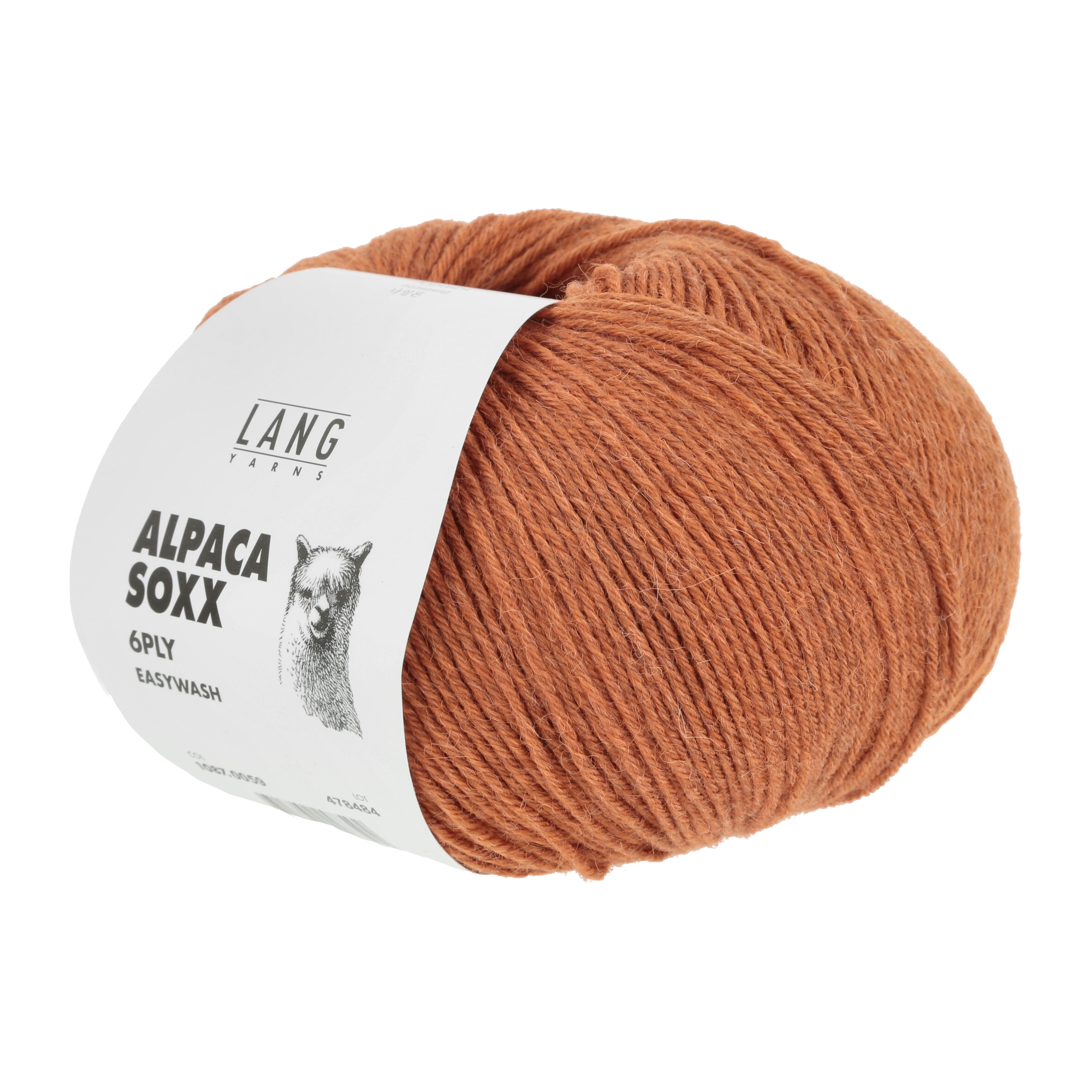 LANG ALPACA SOXX 6-FACH 150GR 0059 ORANGE