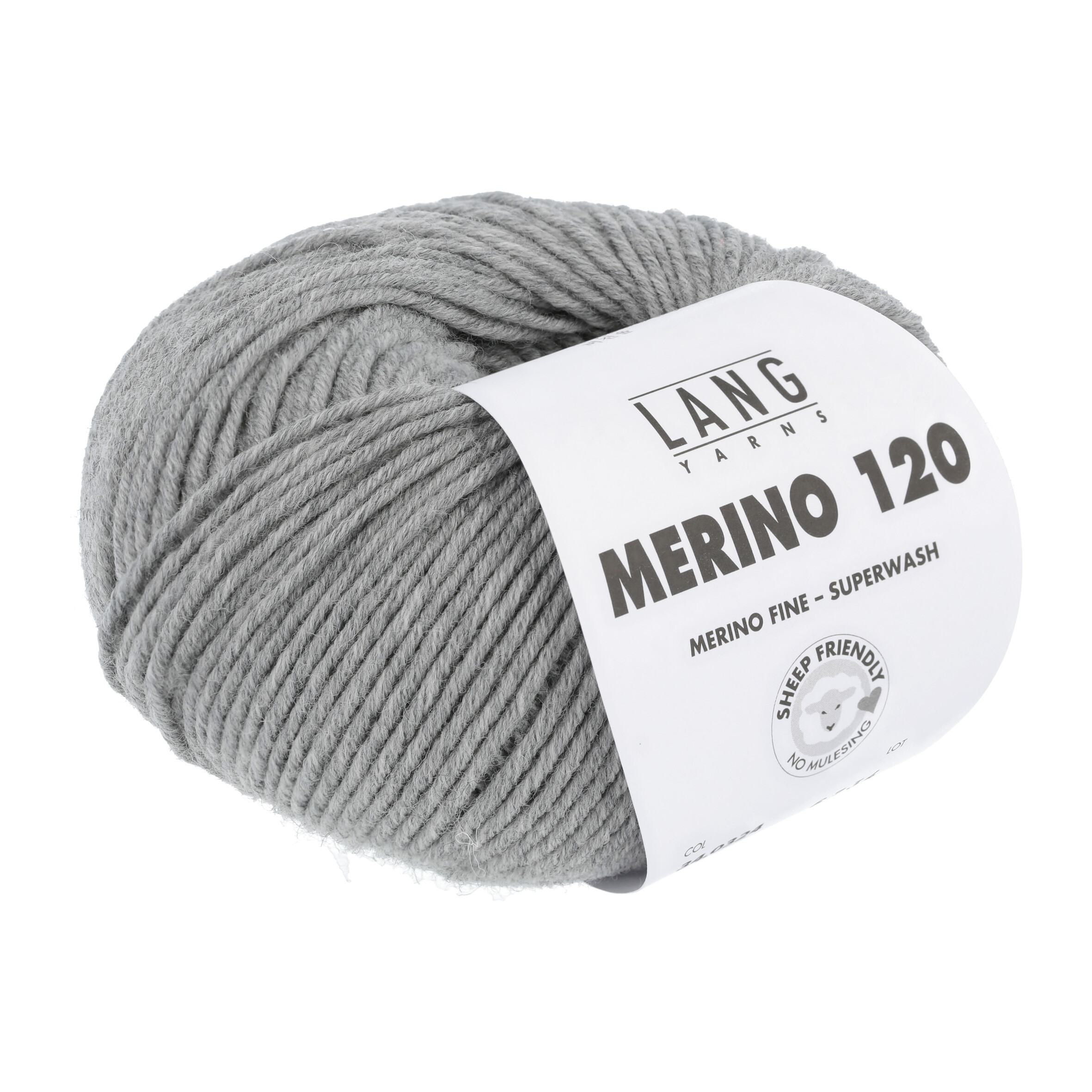 LANG MERINO 120 50GR 0324 HELLGRAU MELANGE