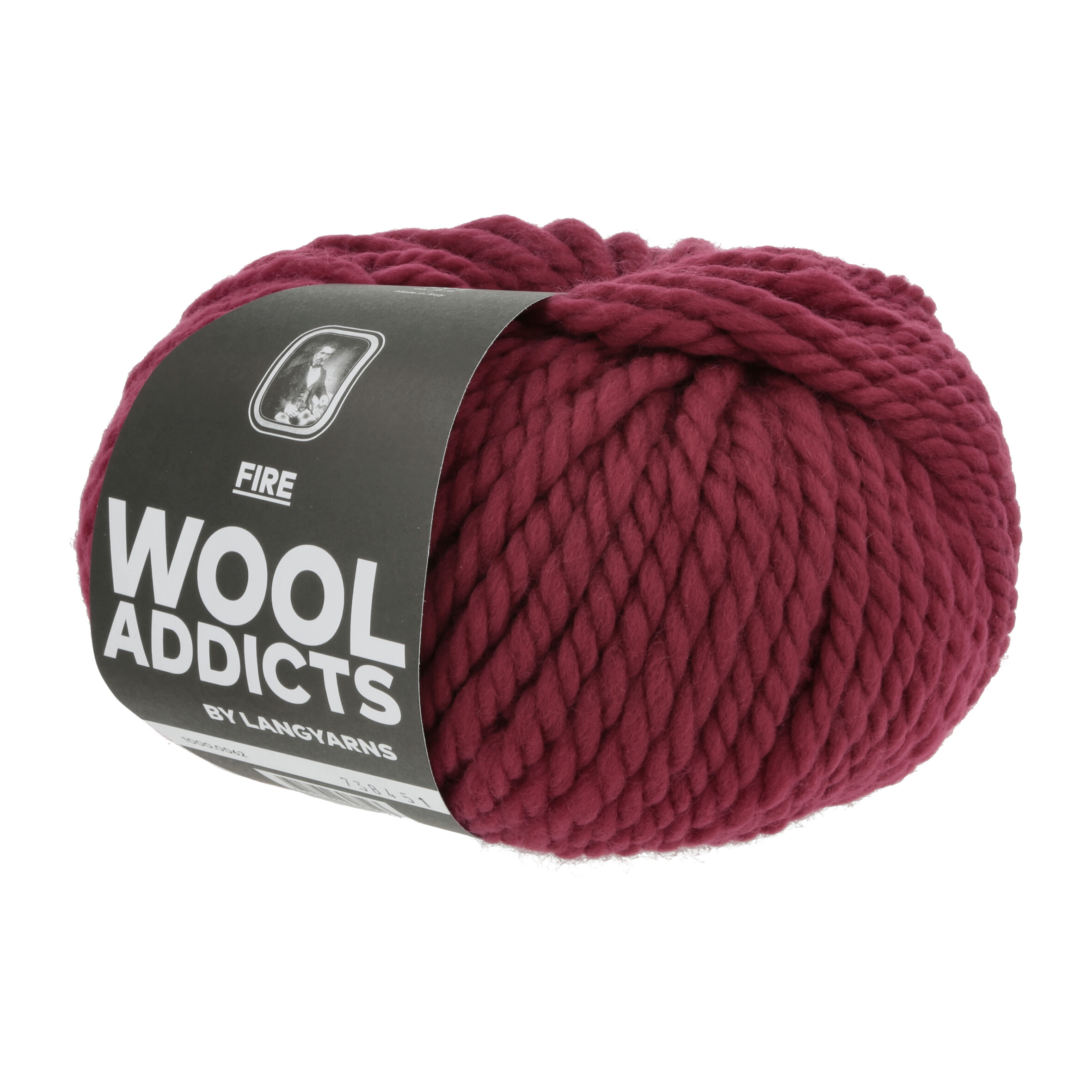 WOOLADDICTS FIRE 0062 DUNKELROT 100GR