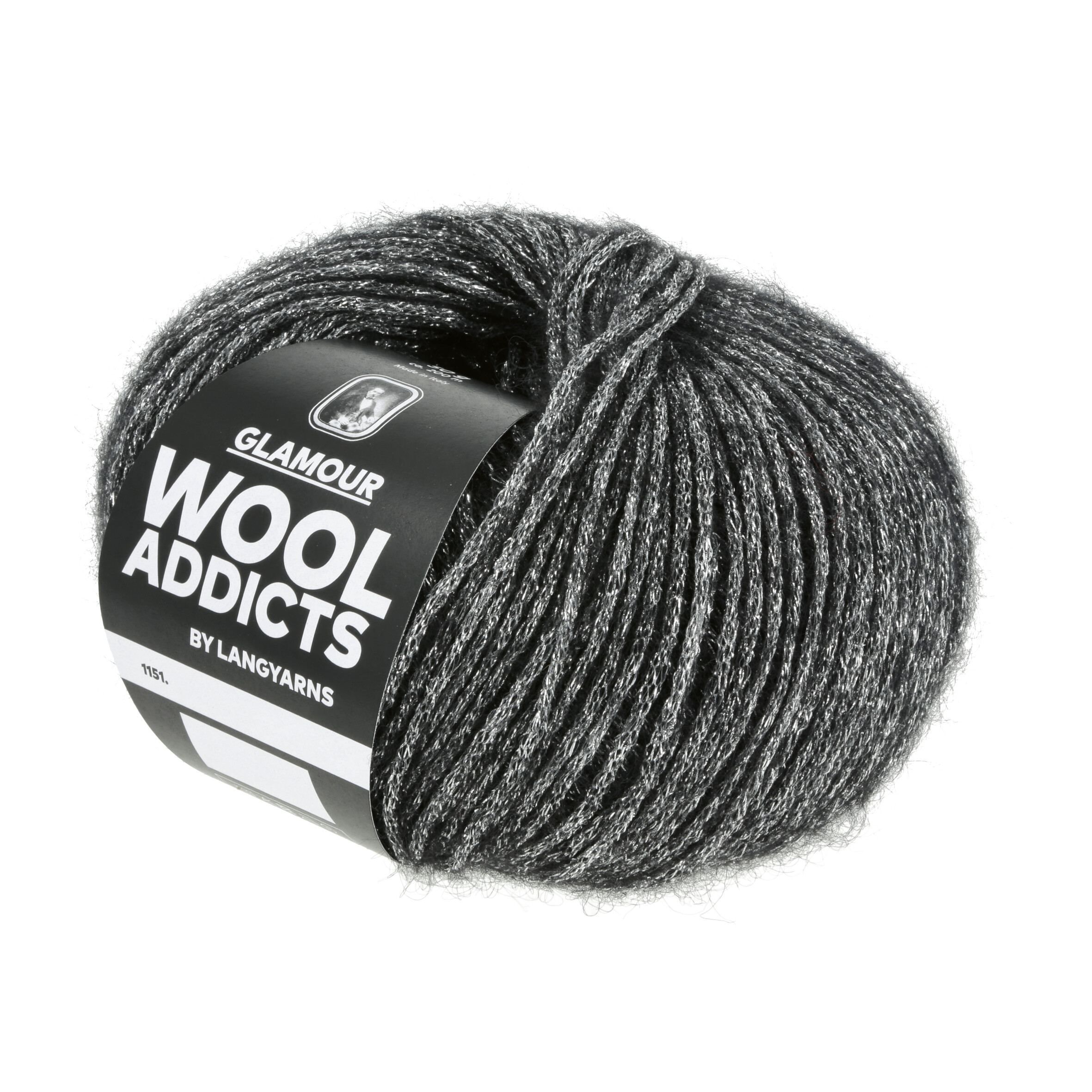 WOOL ADDICTS GLAMOUR 50GR 0004 SCHWARZ WOOL ADDICTS GLAMOUR 50GR 0004 SCHWARZ