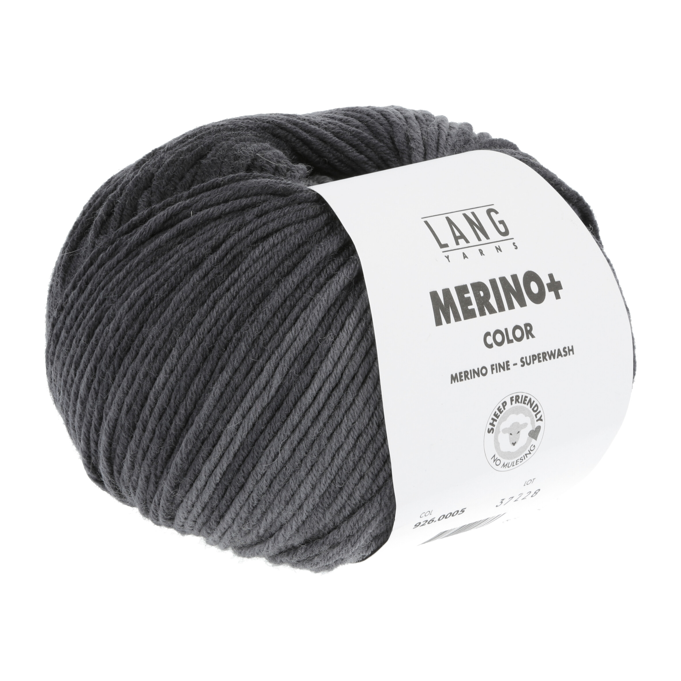 LANG MERINO + 100GR 0005 GRAU MELLIERT