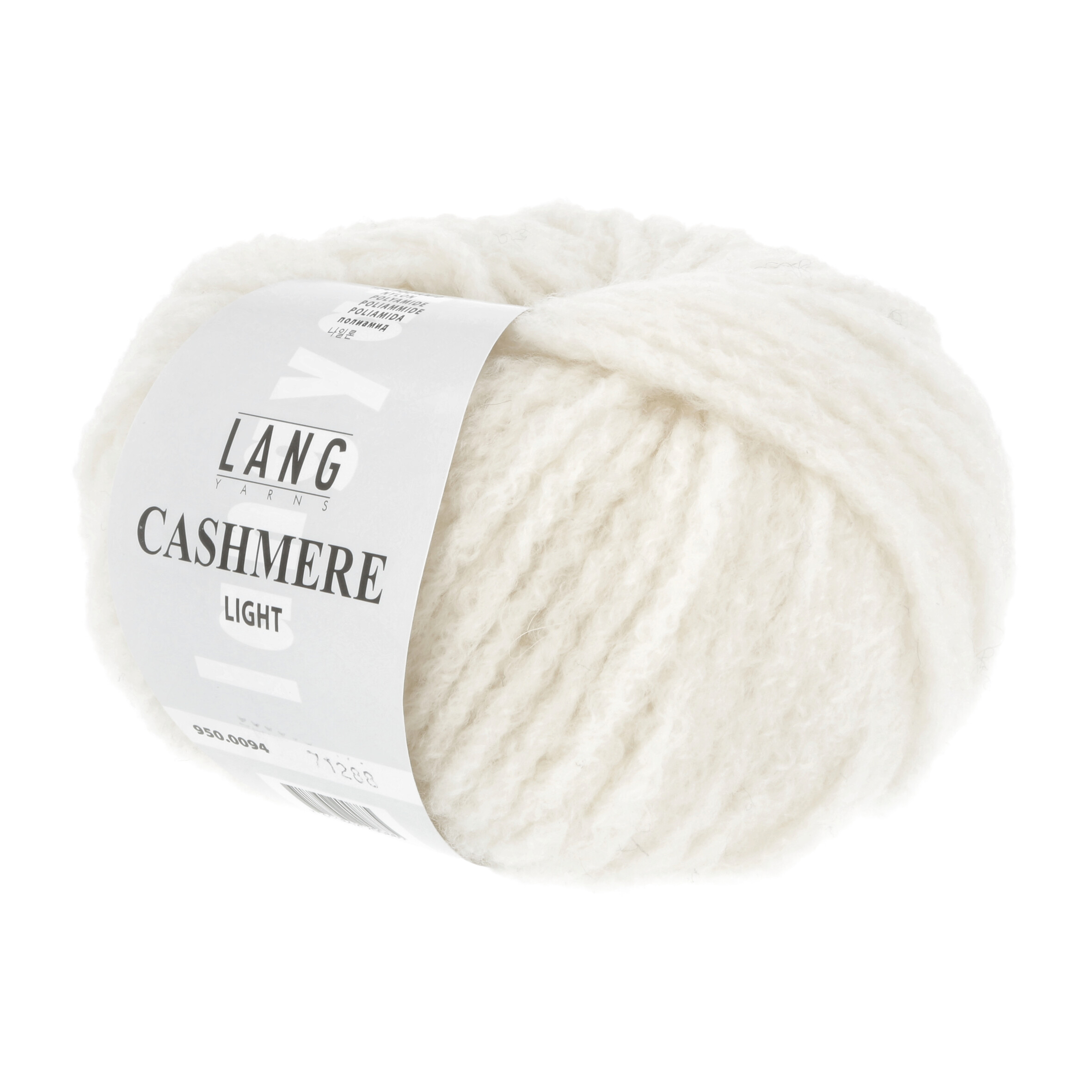 LANG CASHMERE  LIGHT  WEIß 0094 25GR