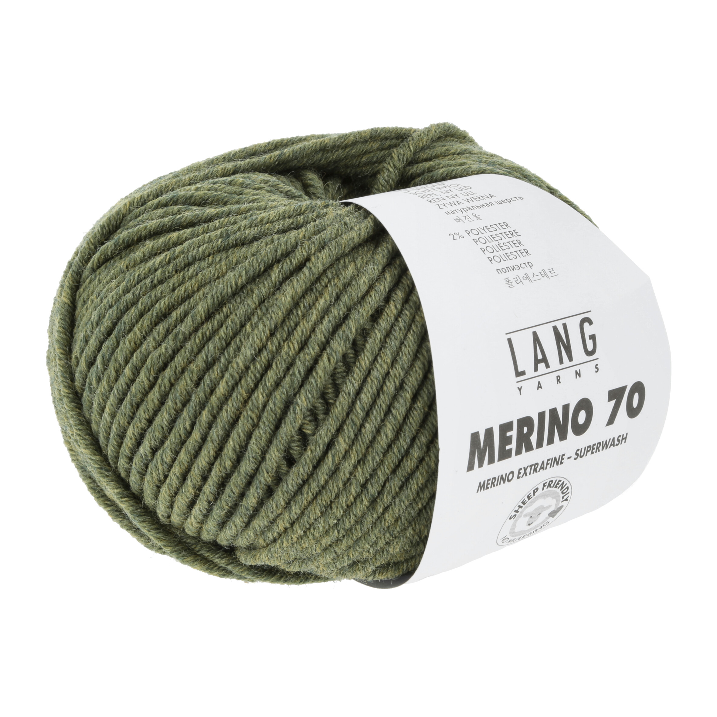 LANG MERINO 70 50GR 0398 OLIVE