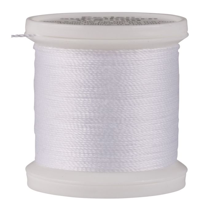 PERLEN- AUFREIHGARN 100MT 0,5MM WEIß