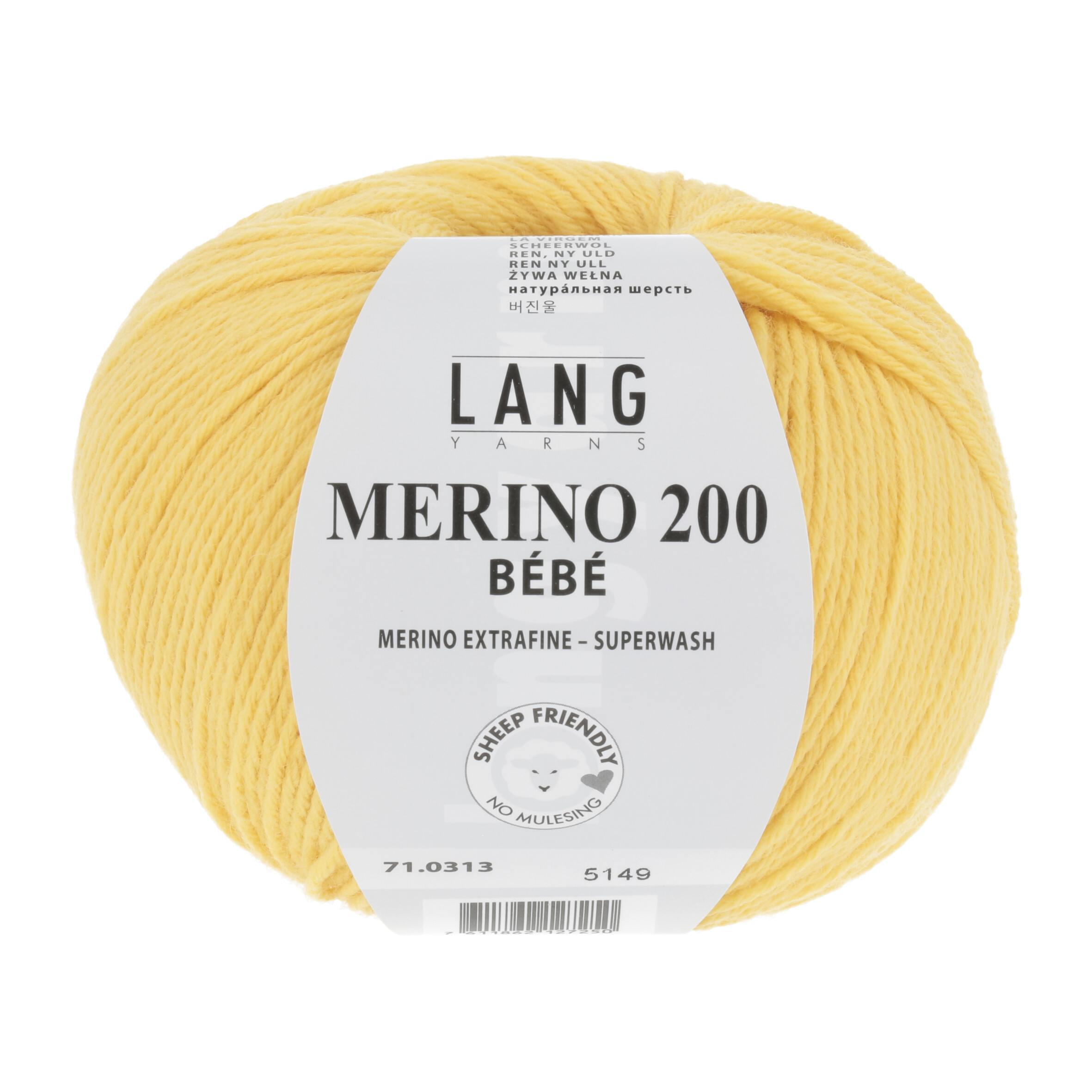 LANG MERINO 200 BEBE 50GR 0313 GELB