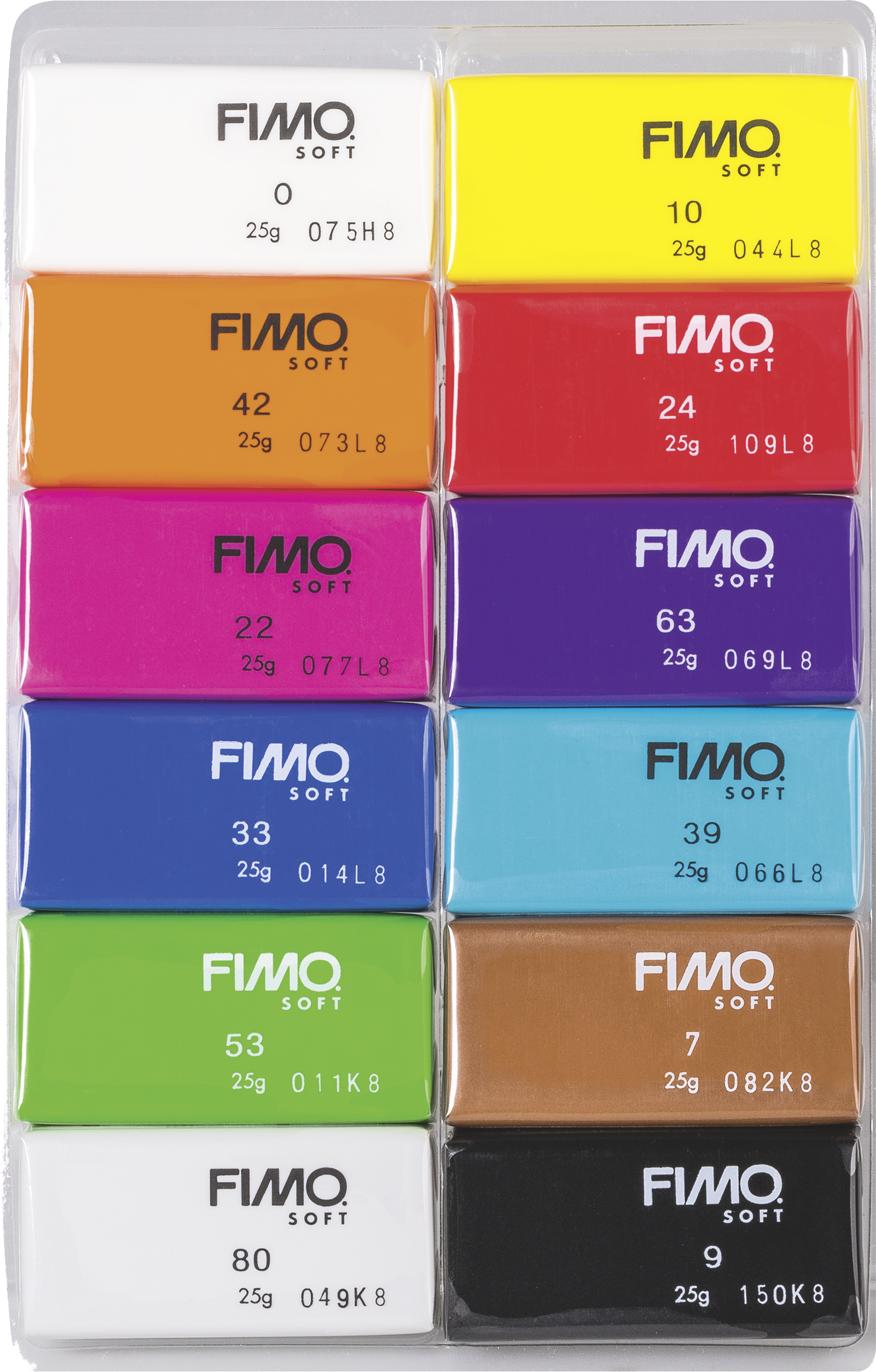 MODELLIERMASSE FIMO SOFT "COLOUR PACK" SORTIERT