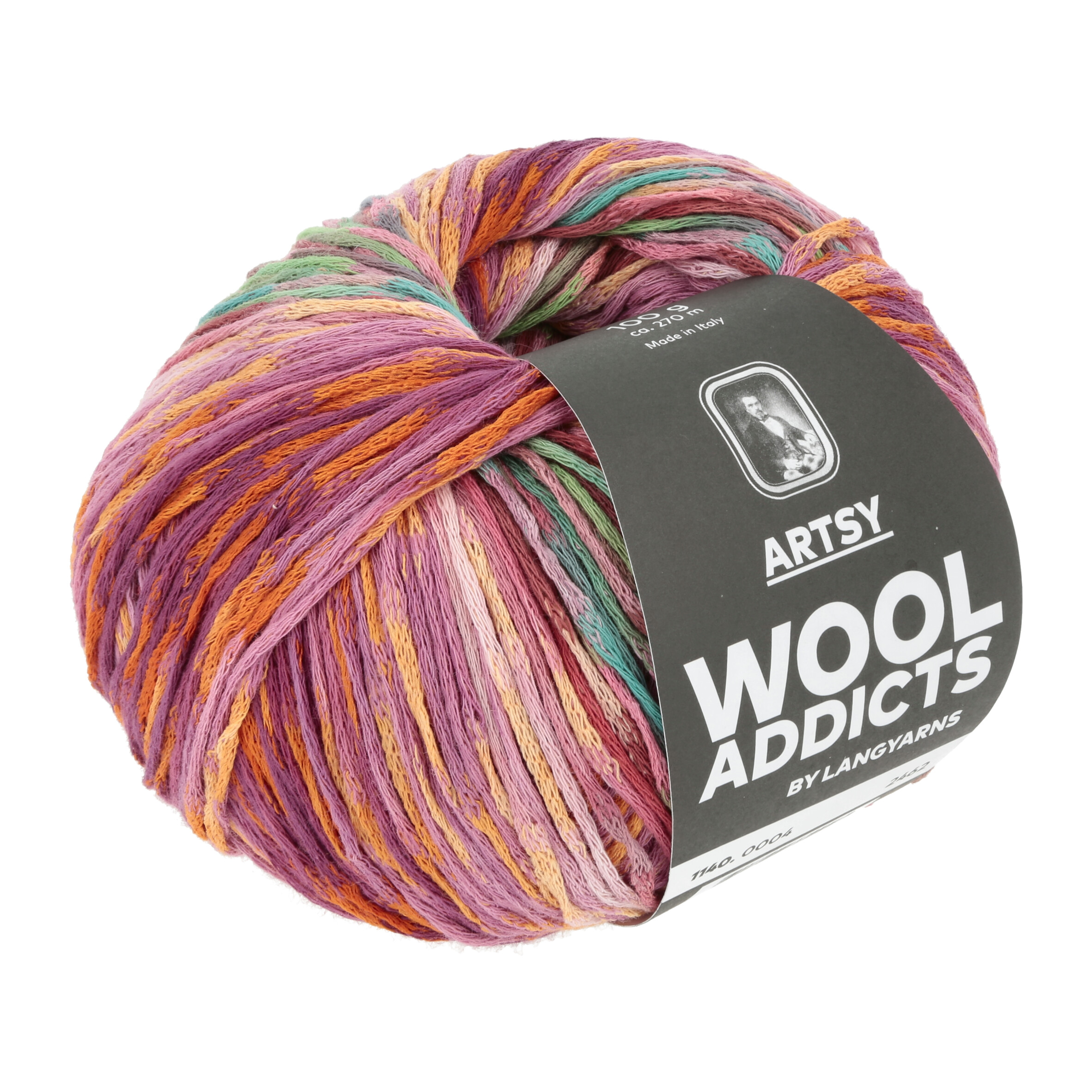 WOOL ADDICTS ARTSY 100GR. BUNT 0004 WOOL ADDICTS ARTSY 100GR. BUNT 0004