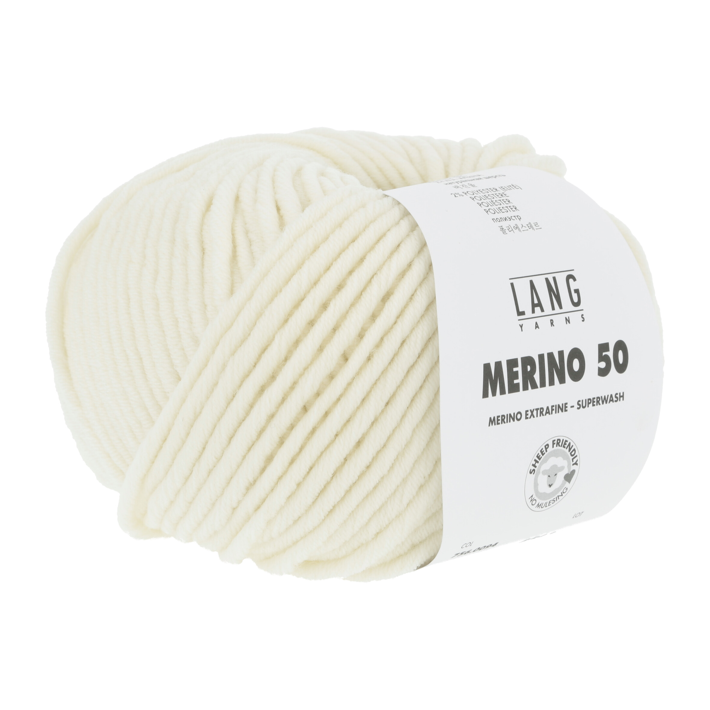 LANG MERINO 50 100GR 0094 NATUR
