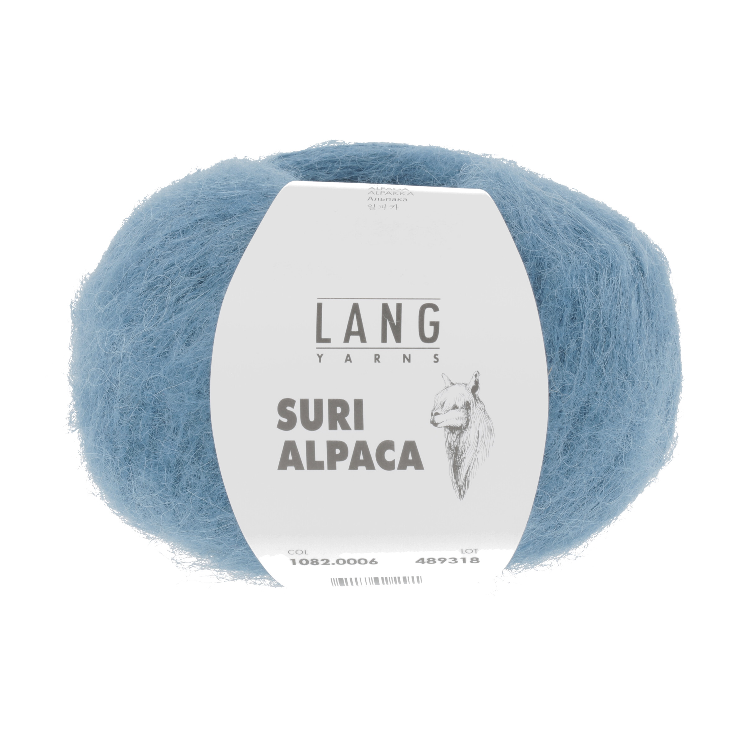 LANG SURI ALPACA 0006 BLAU 25GR