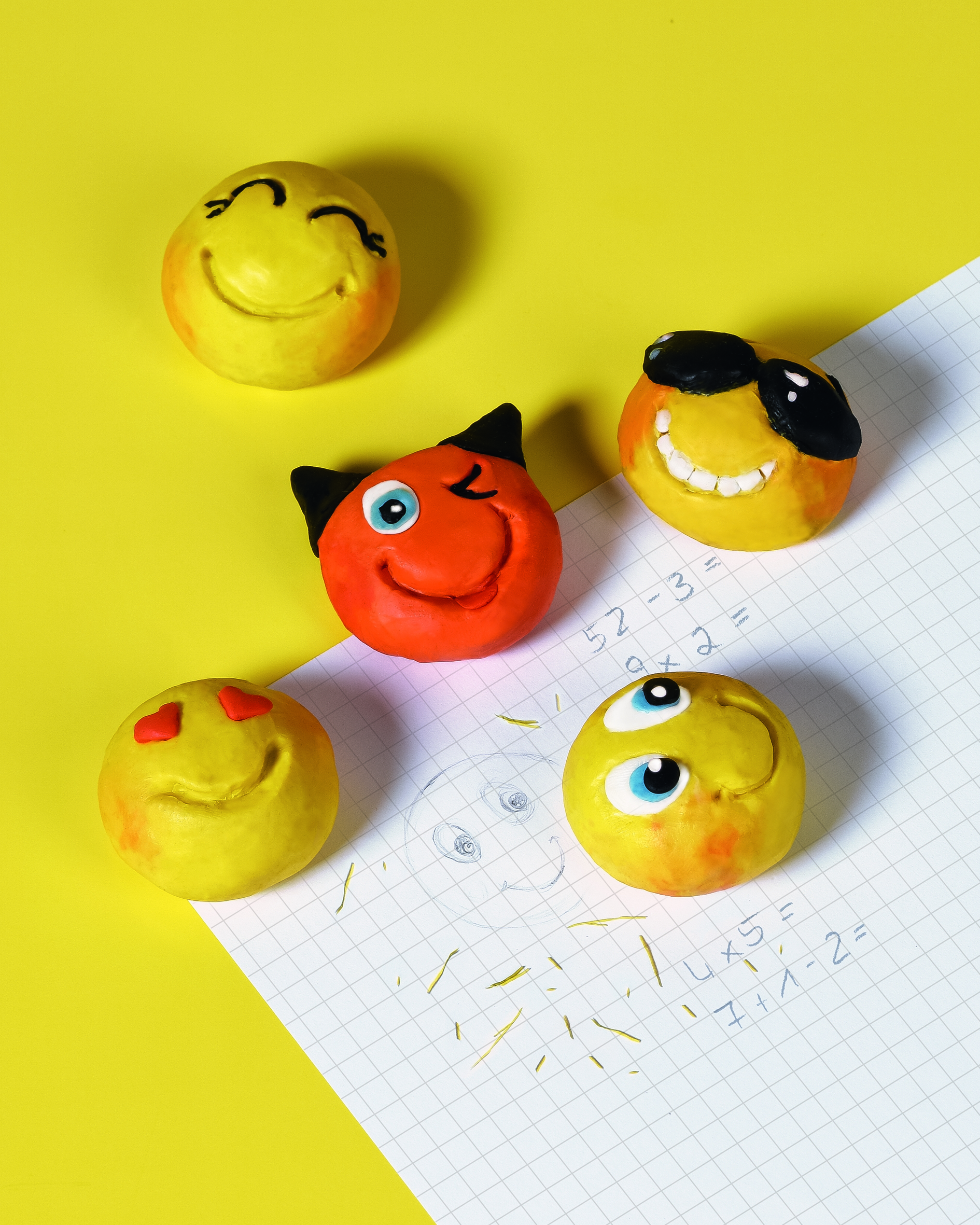 KNETEN &RADIEREN SET BE HAPPY KNETEN &RADIEREN SET BE HAPPY