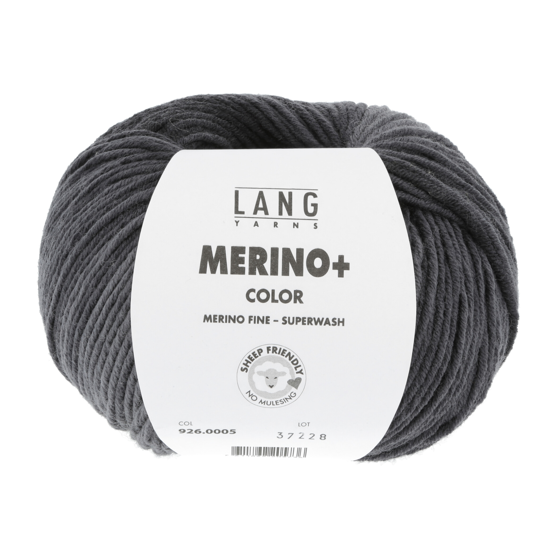 LANG MERINO + 100GR 0005 GRAU MELLIERT