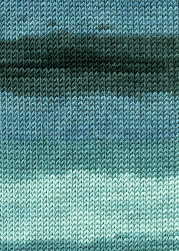 LANG MERINO + 100GR 0018 TÜRKIS MELLIERT