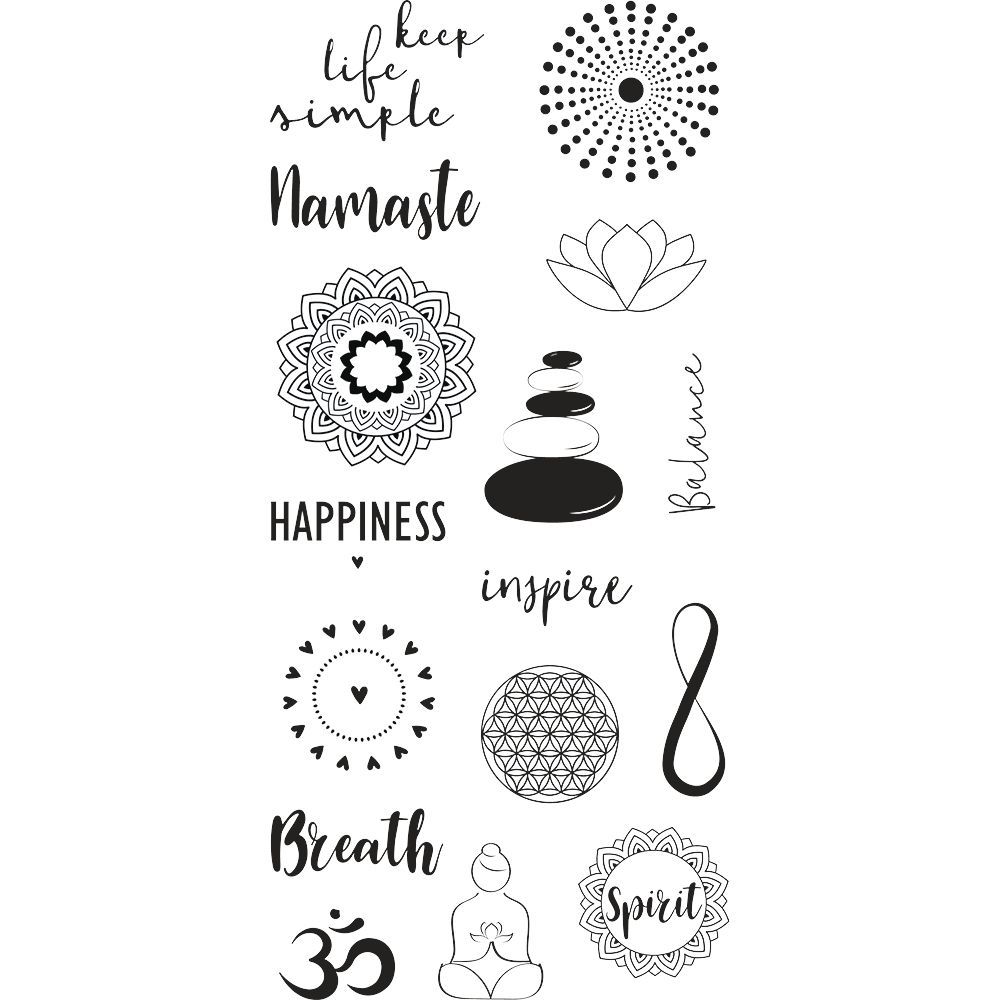 CLEAR STAMPS MANDALA