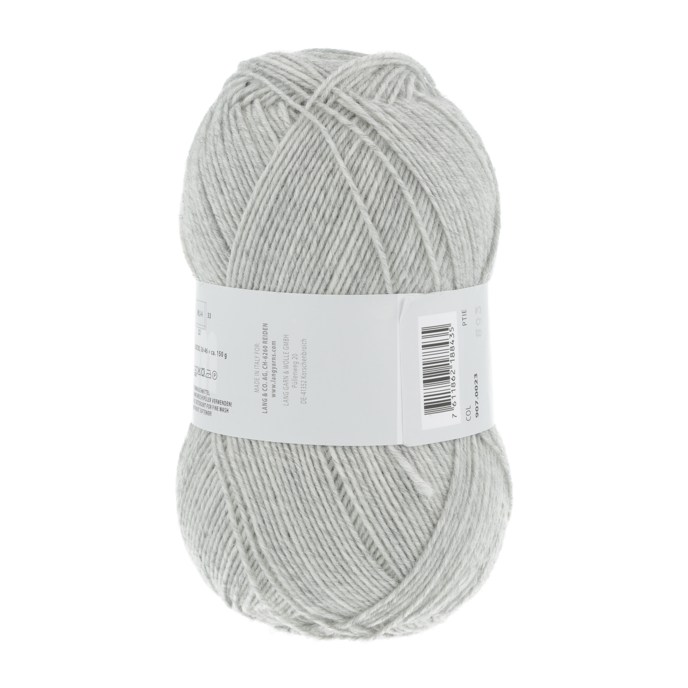 LANG SUPER SOXX 6PLY 023 GRIGIO CHIARO 150GR 