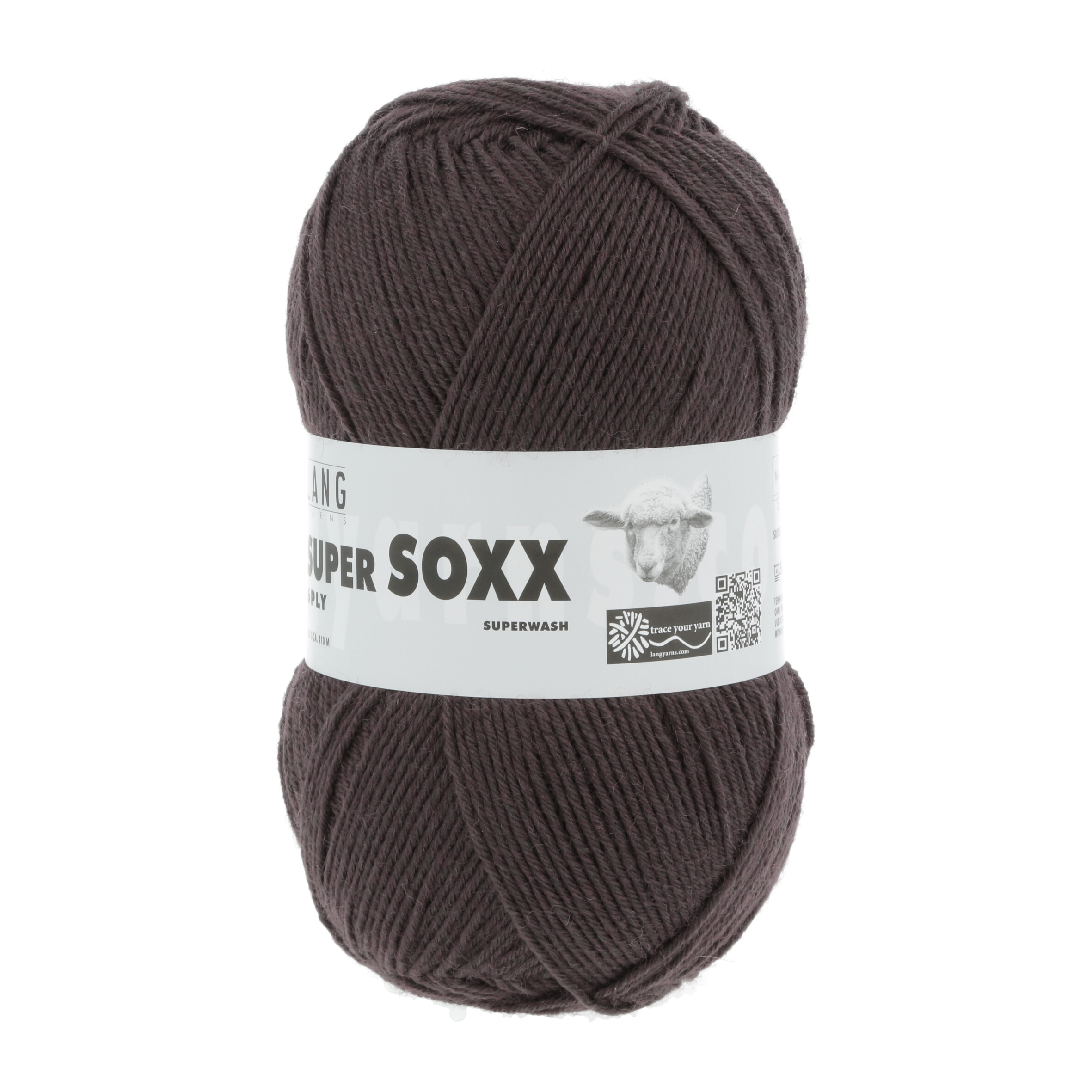 LANG SUPER SOXX  6FACH 150GR 067 BRAUN