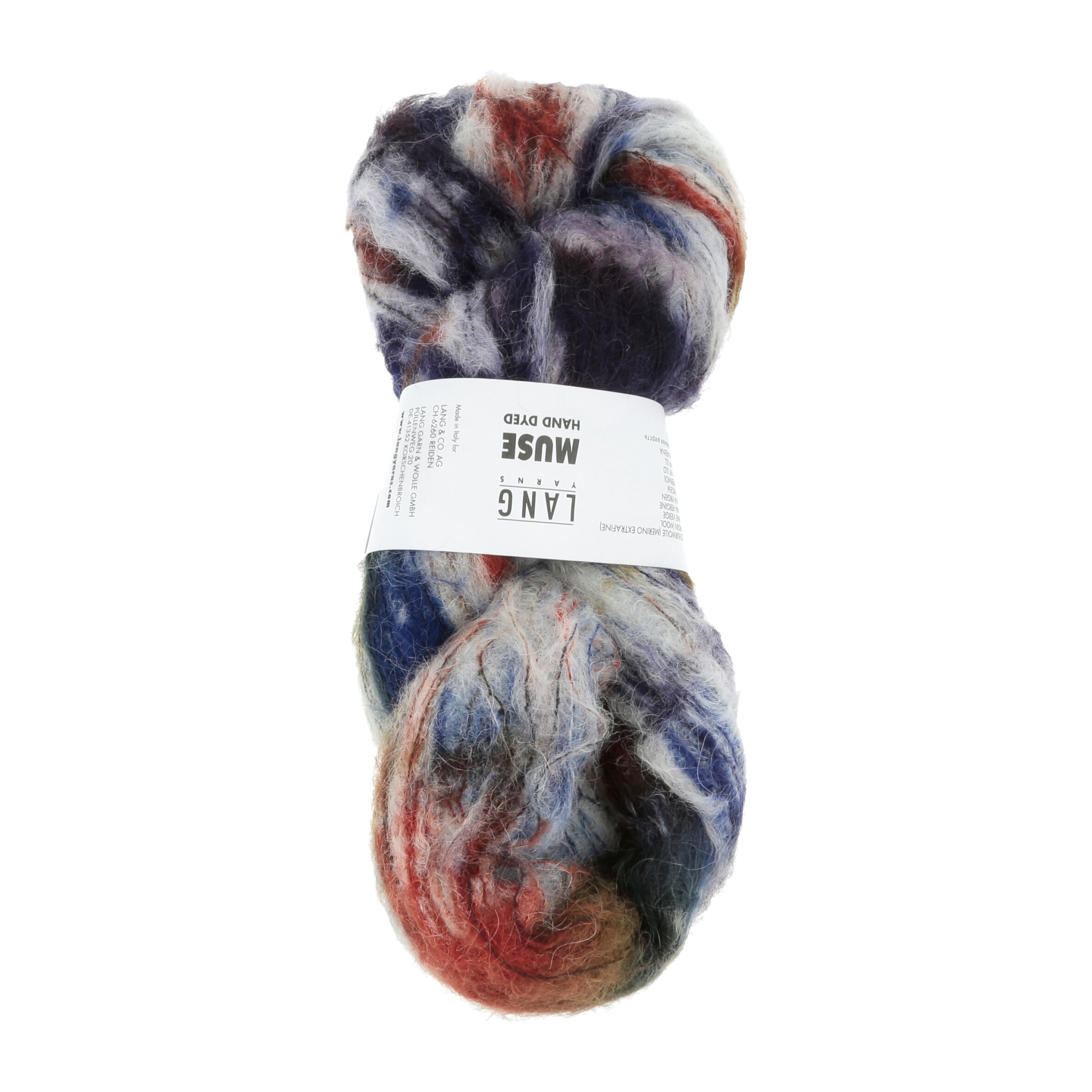 LANG MUSE (HAND DYED) 0005 VIOLETT/BLAU 100GR