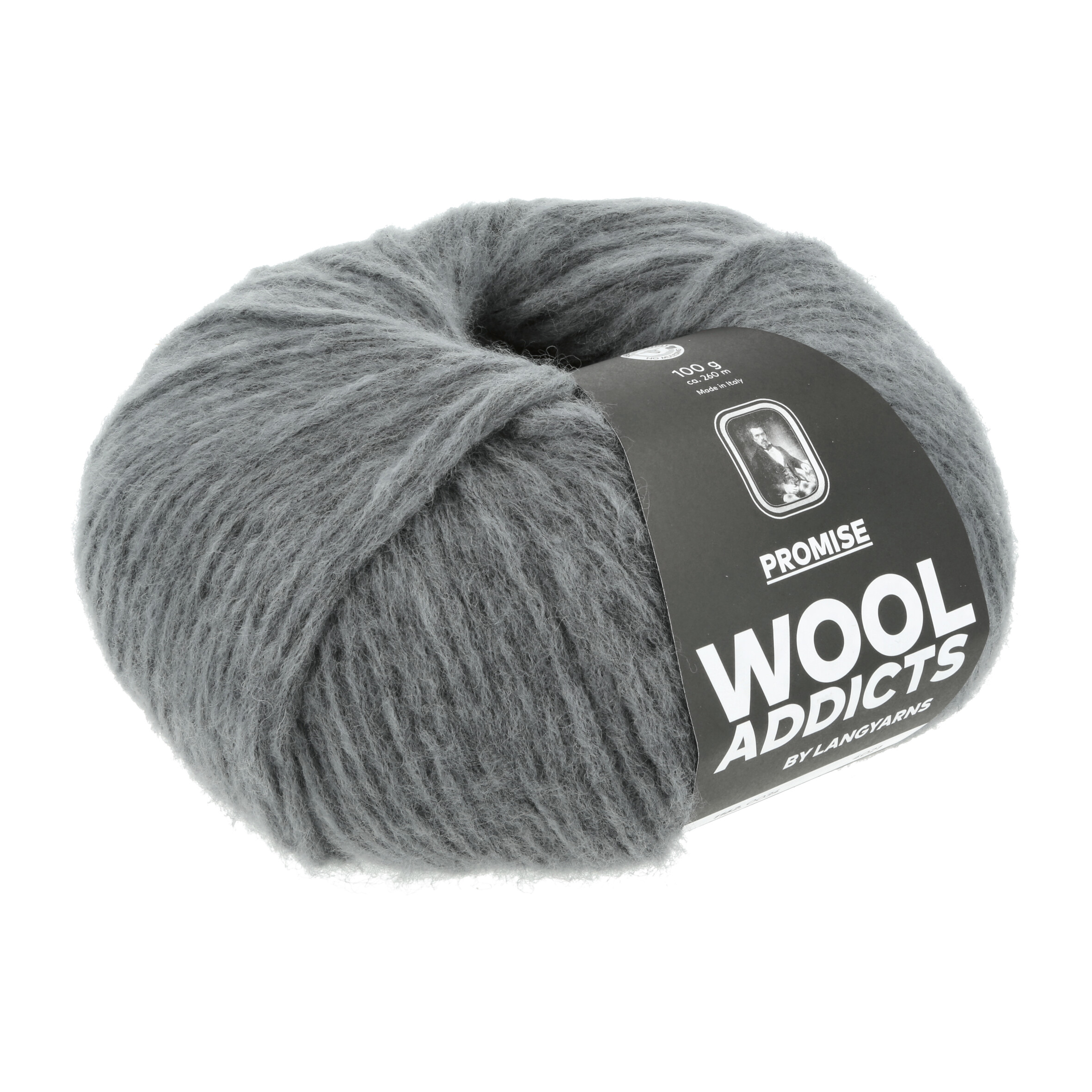 LANG WOOL ADDICTS PROMISE 034 GRAU 100GR