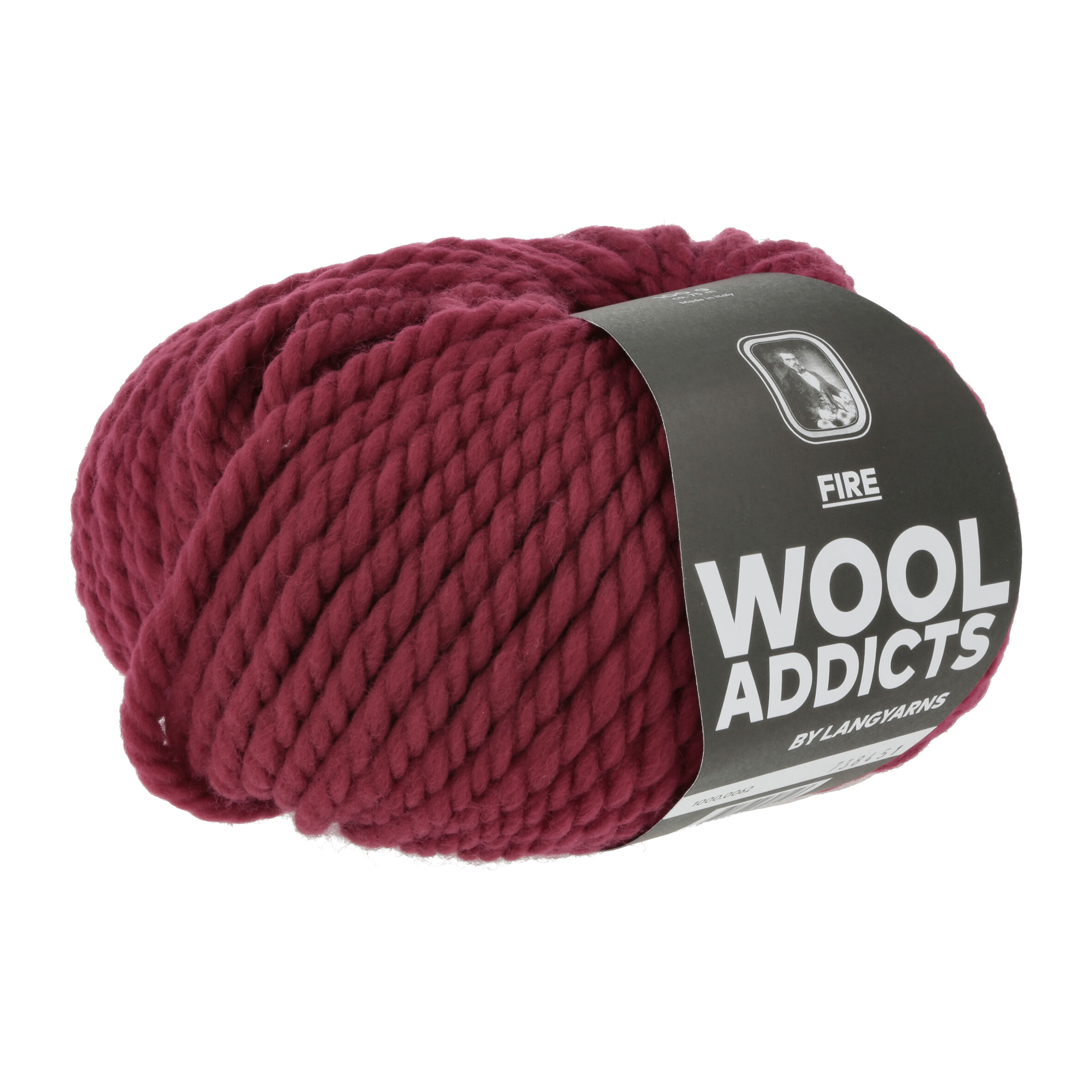 WOOLADDICTS FIRE 0062 DUNKELROT 100GR