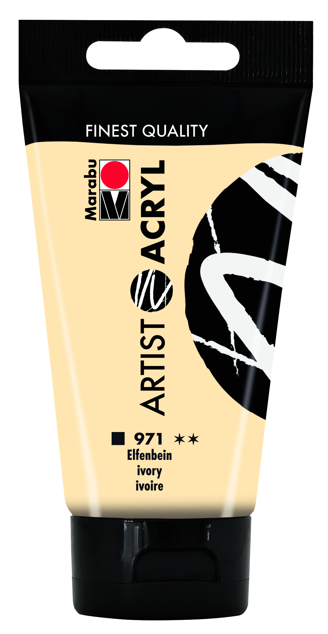 MARABU ARTIST ACRYL 971 ELFENBEIN 75ML