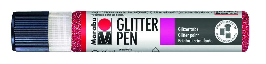 MARABU GLITTER PEN 538 RUBIN