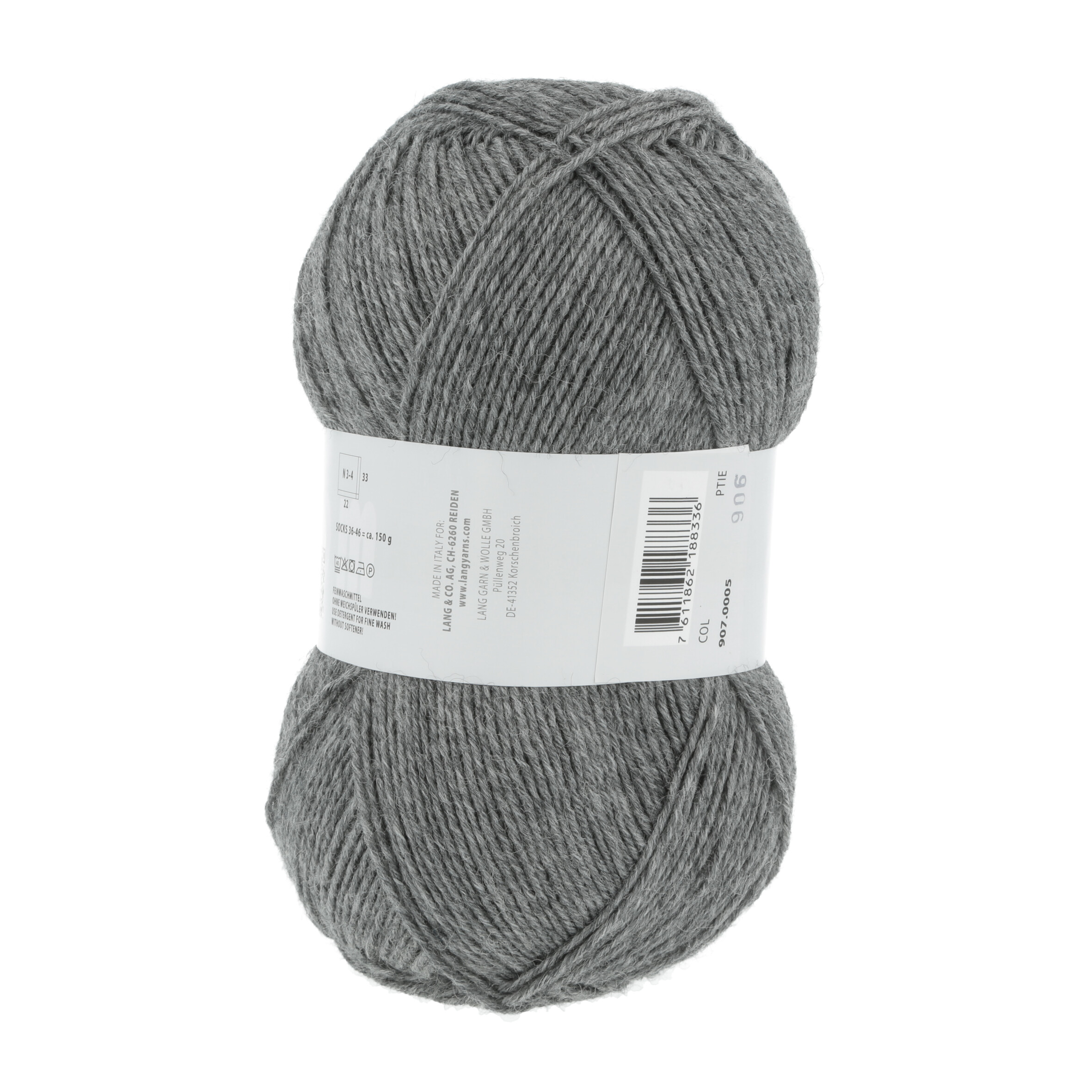 LANG SUPER SOXX 6PLY 005 GRIGIO 150GR 