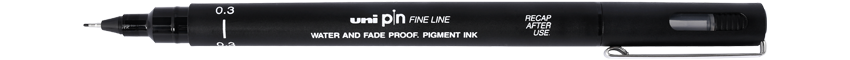 FINELINER UNI PIN SCHWARZ