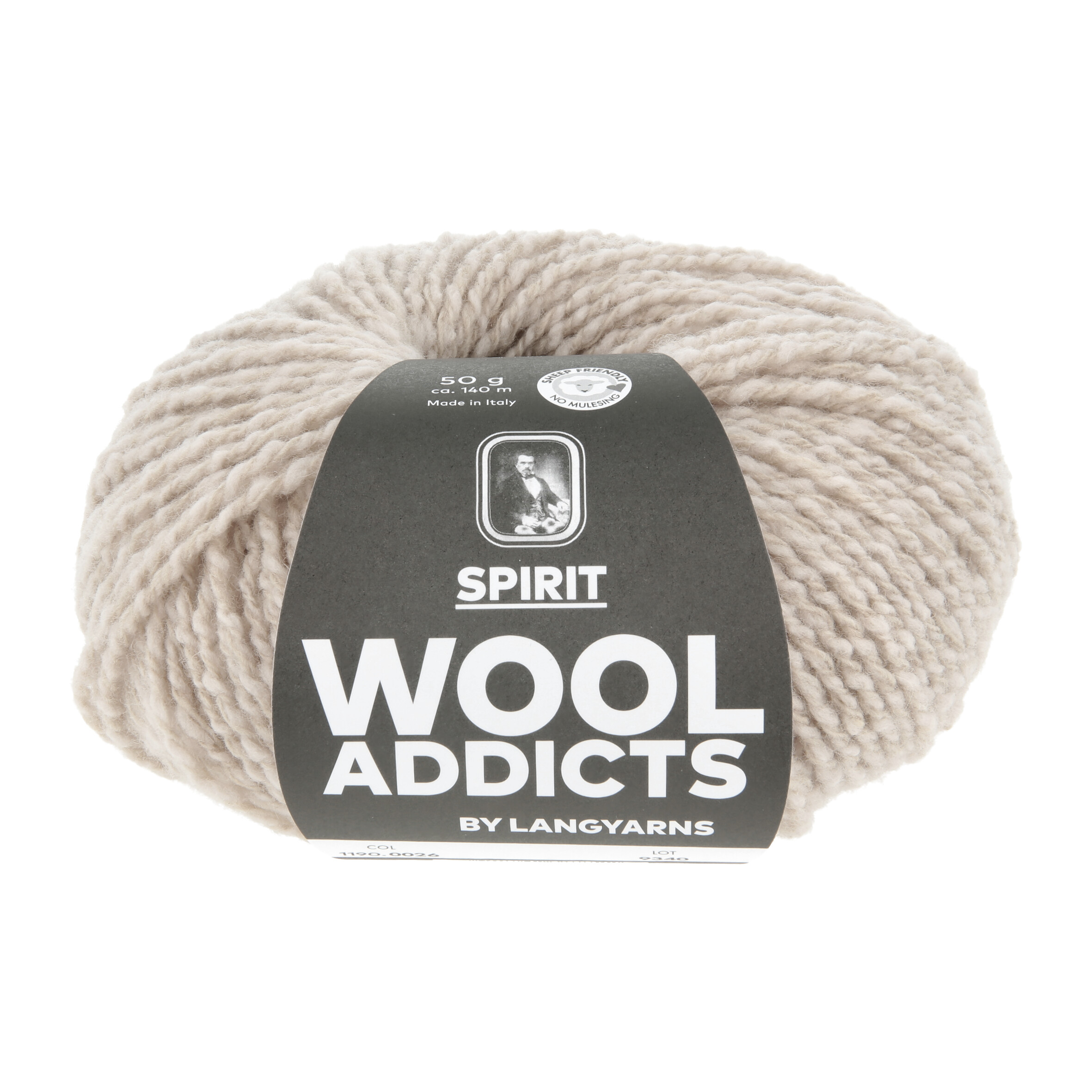 WOOL ADDICT SPIRIT 026 BEIGE 50GR