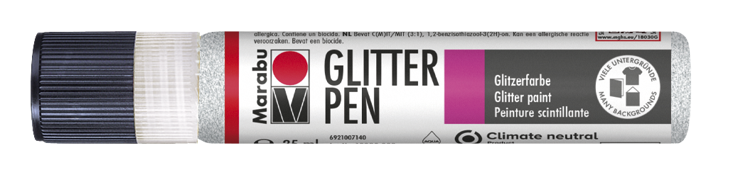 MARABU GLITTER PEN 570 WEISS