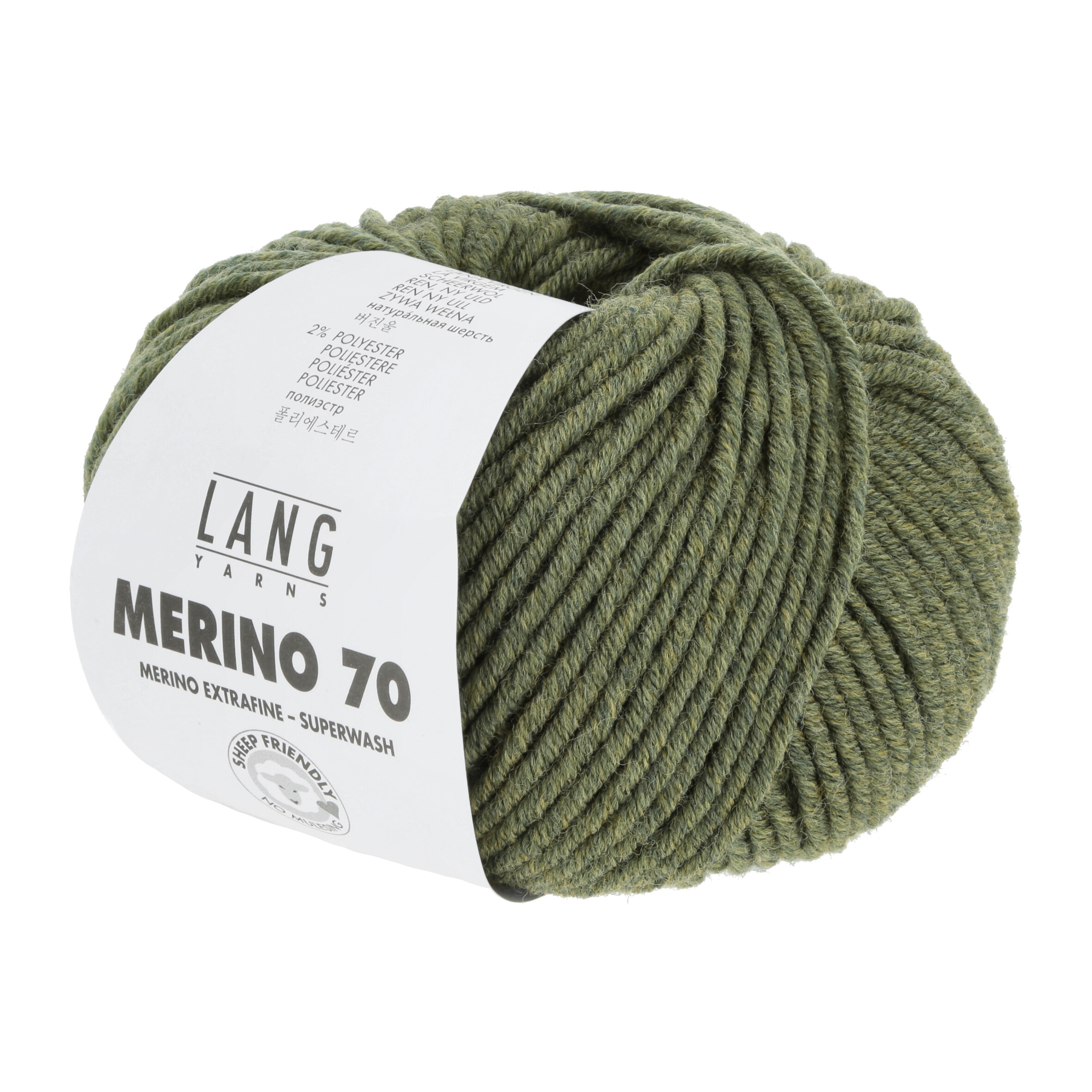 LANG MERINO 70 50GR 0398 OLIVE