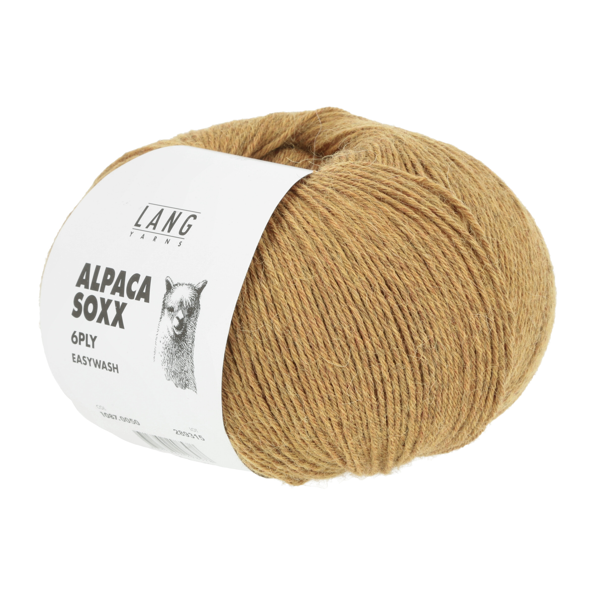 LANG ALPACA SOXX 6-FACH 150GR 0050 DUNKELGELB 