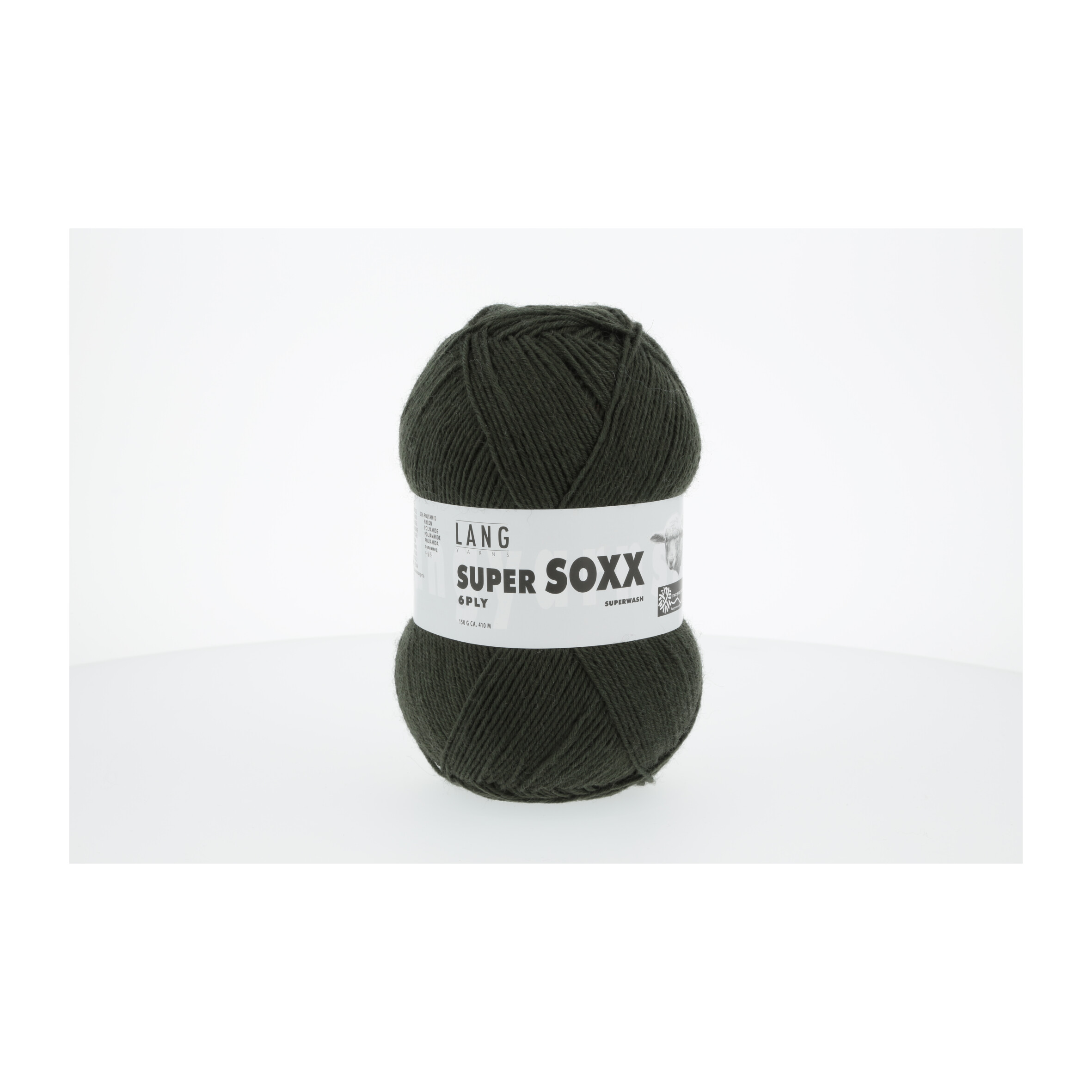 LANG SUPER SOXX 6PLY 018 VERDE CACCIATORE 150GR 