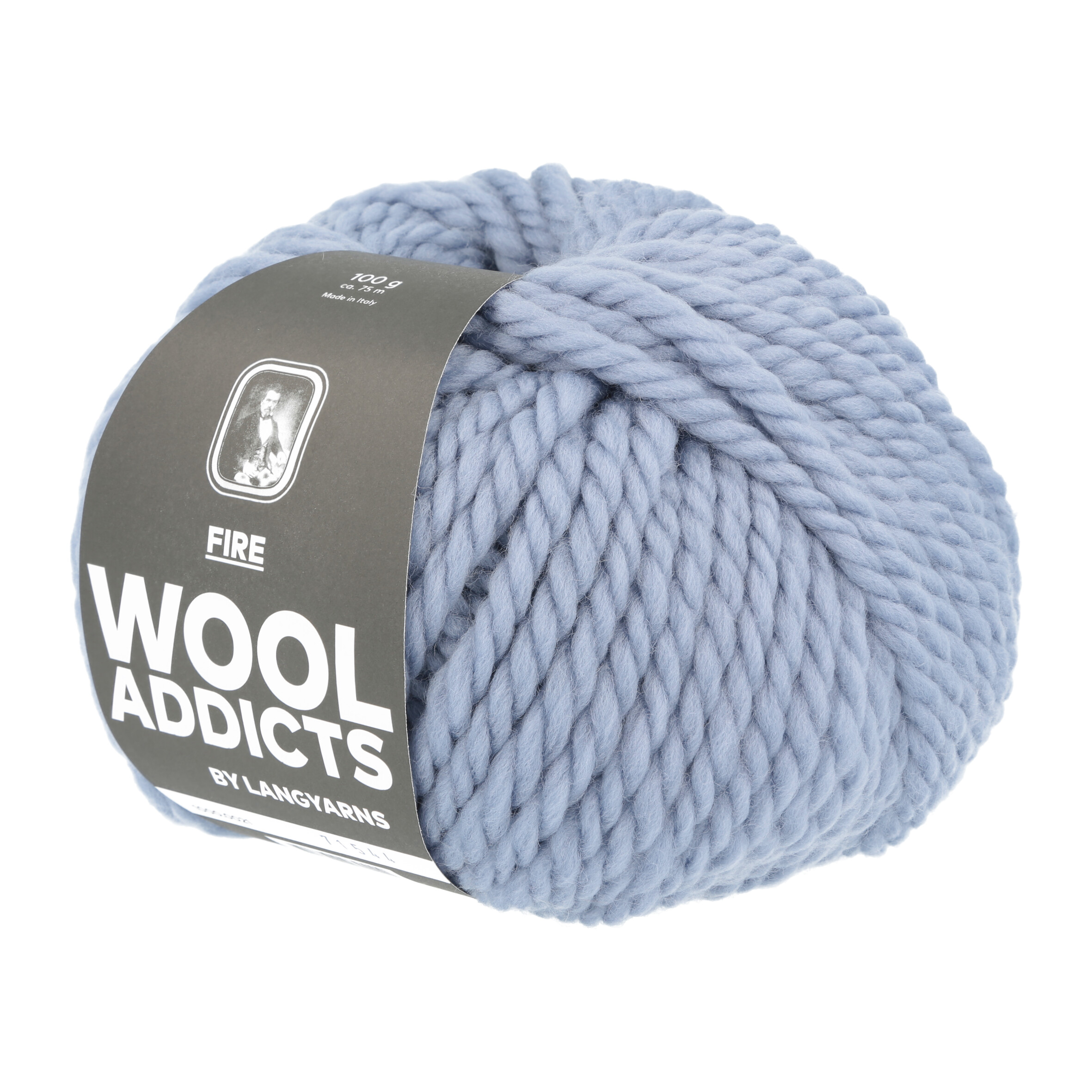WOOLADDICTS FIRE 0021 HELLBLAU 100GR