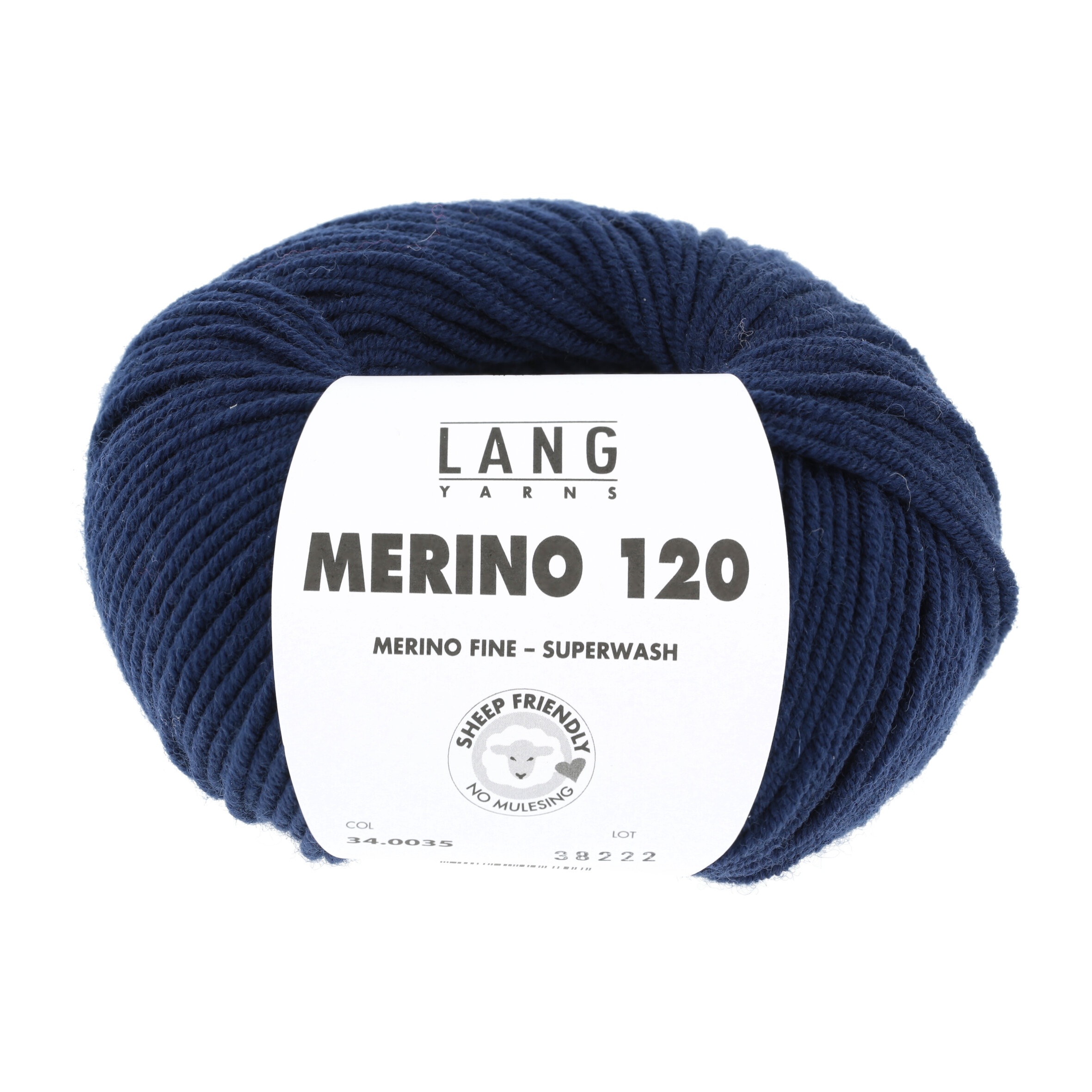 LANG MERINO 120 50GR 0035 MARINE