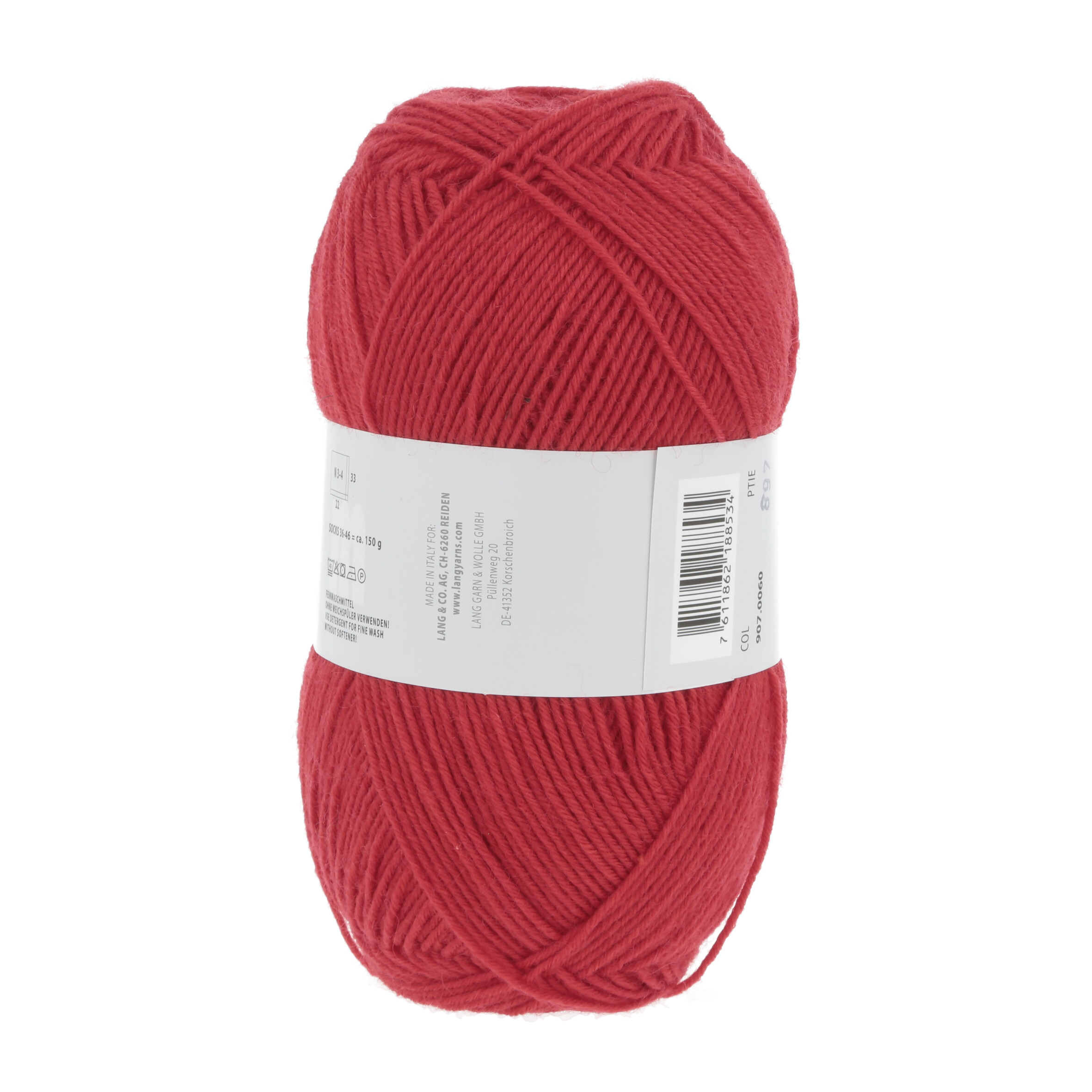 LANG SUPER SOXX 6PLY 0060 ROSSO CHIARO 150GR 