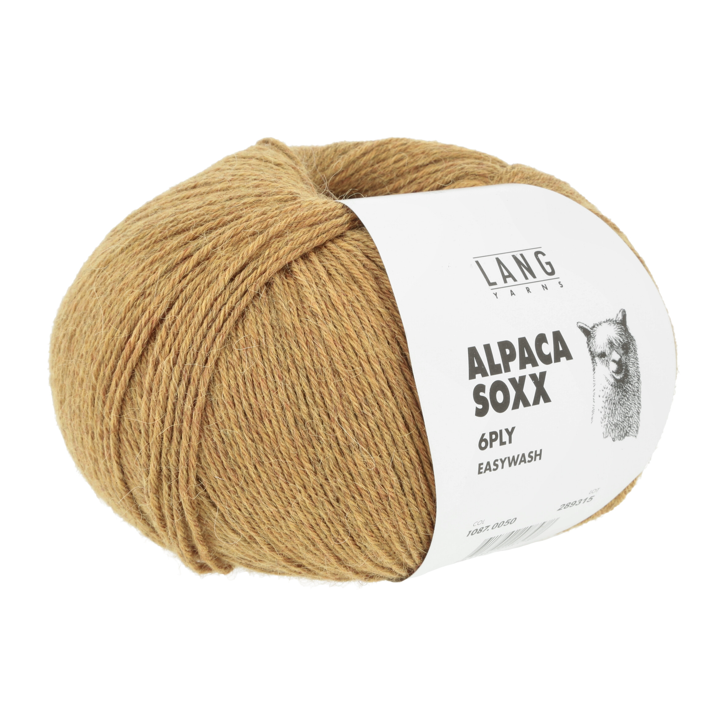 LANG ALPACA SOXX 6-FACH 150GR 0050 DUNKELGELB 