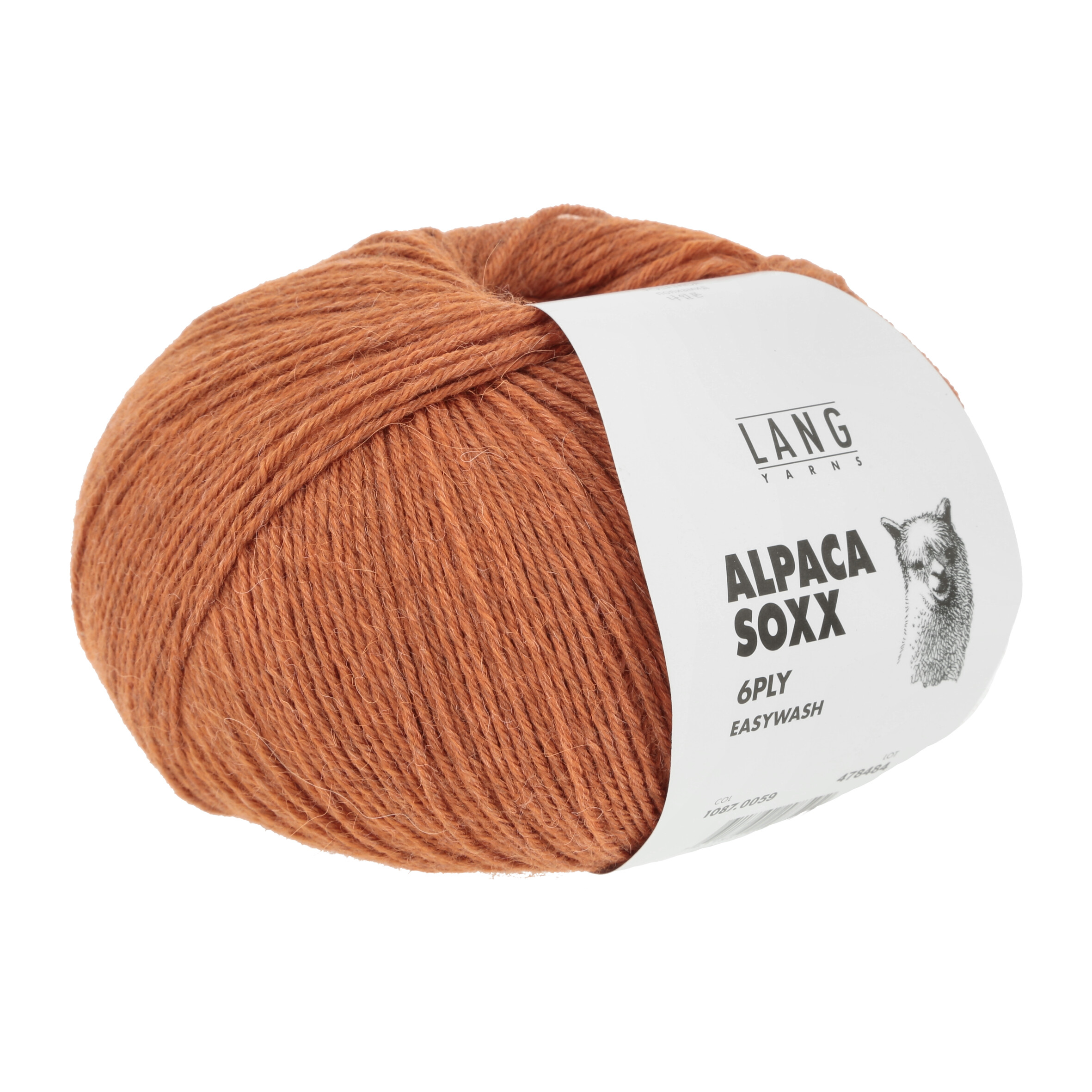 LANG ALPACA SOXX 6-FACH 150GR 0059 ORANGE