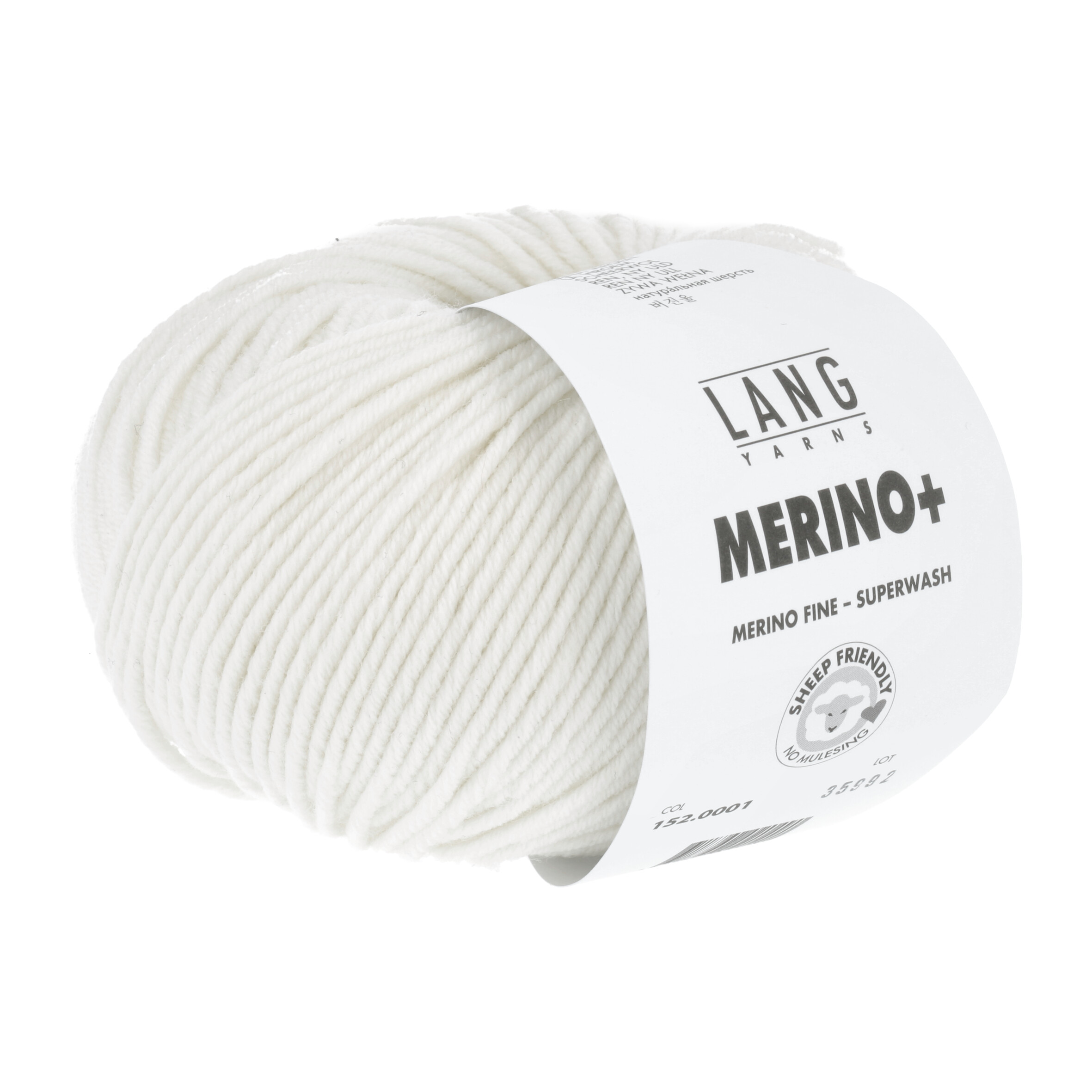 LANG MERINO + 50GR 0001 WEISS LANG MERINO + 50GR 0001 WEISS