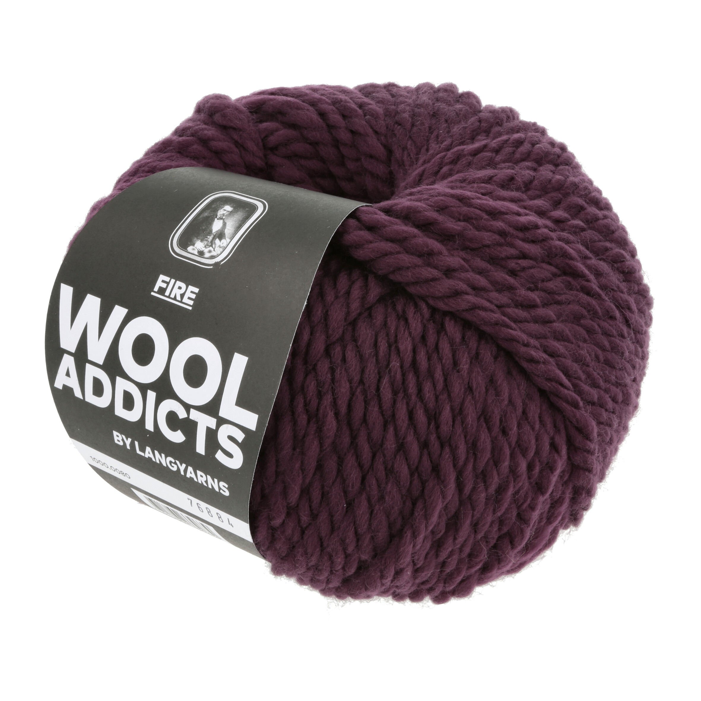 WOOLADDICTS FIRE 0080 BORDEAUX 100GR