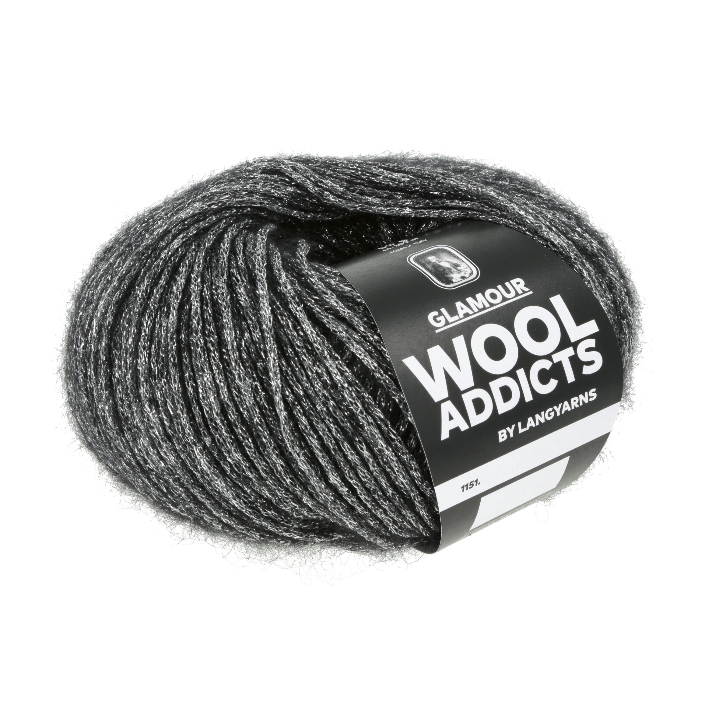 WOOL ADDICTS GLAMOUR 50GR 0004 SCHWARZ WOOL ADDICTS GLAMOUR 50GR 0004 SCHWARZ