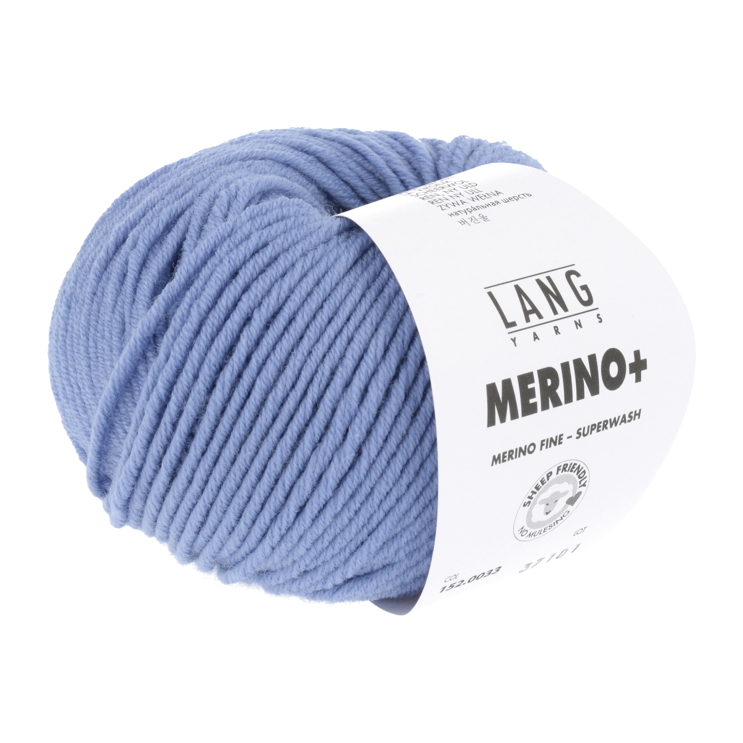 LANG MERINO + 50GR 0033 MITTELBLAU