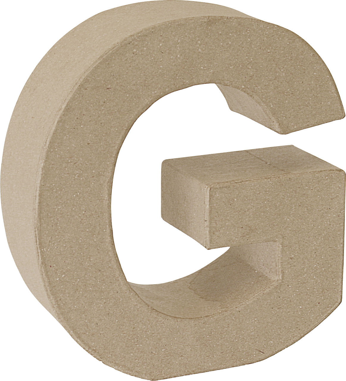 LETTERA DI CARTONE "G" 3D 16,5x17,5x5,5CM