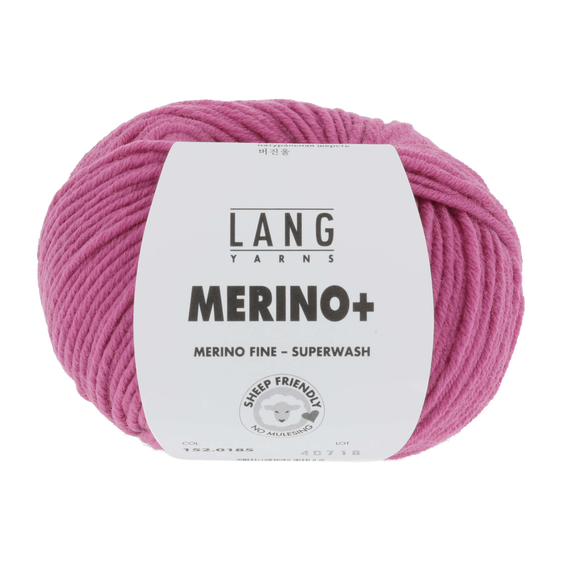 LANG MERINO + 50GR 0185 PINK