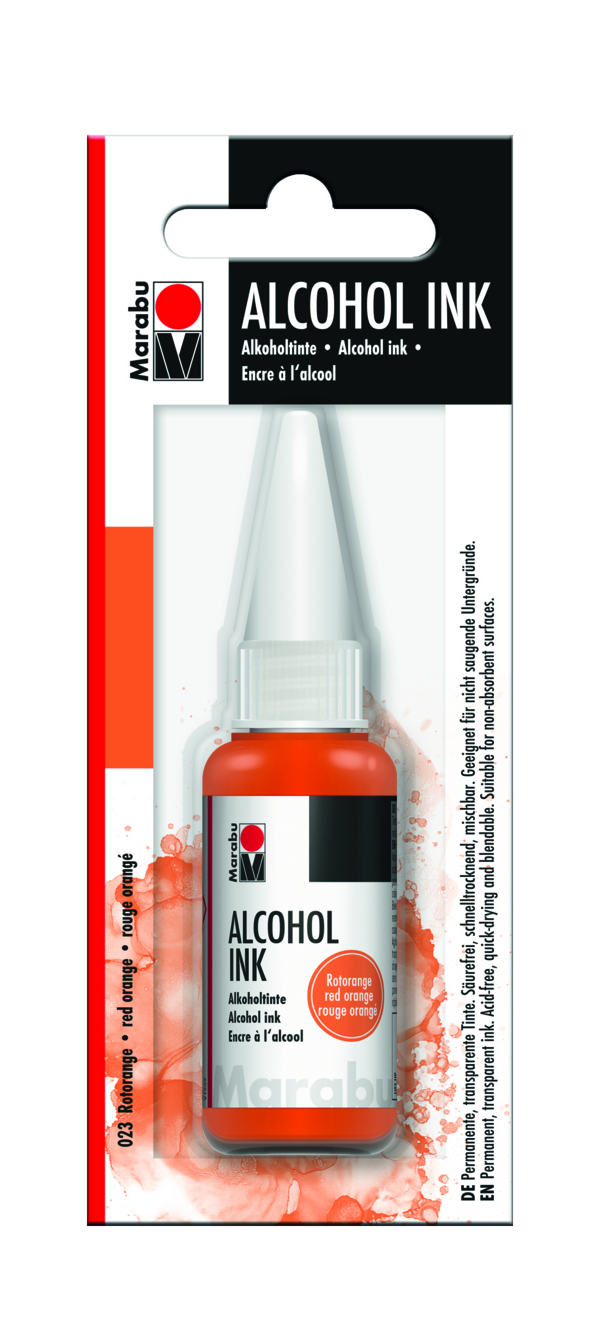 MARABU ALCOHOL INK 023 ROTORANGE 20ML MARABU ALCOHOL INK 023 ROTORANGE 20ML